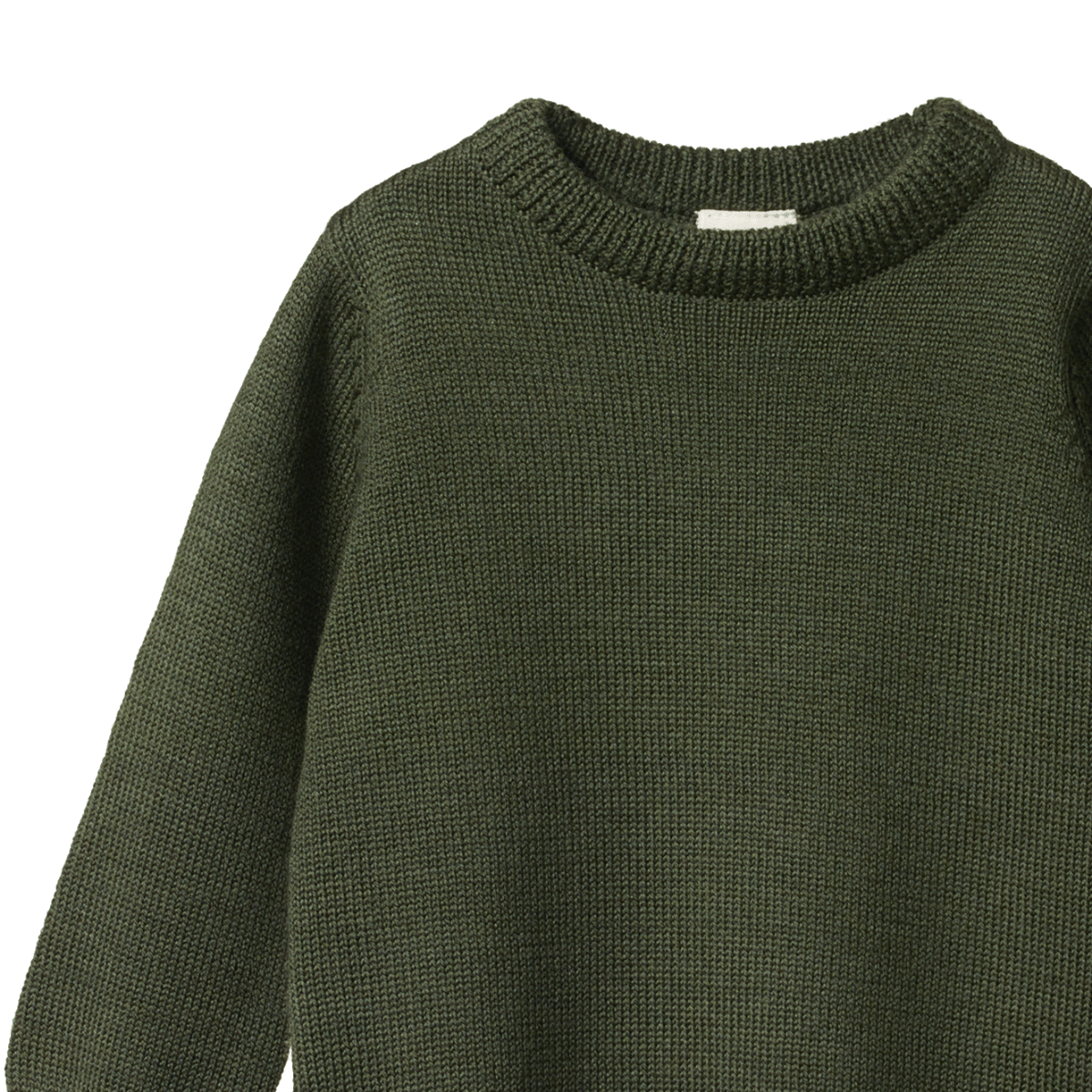 Merino Knit Pullover Thyme|Nature Baby