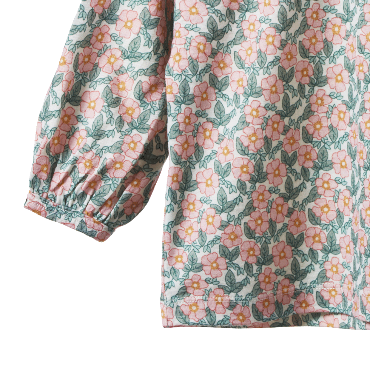 Gretel Top - Garland Print | Nature Baby