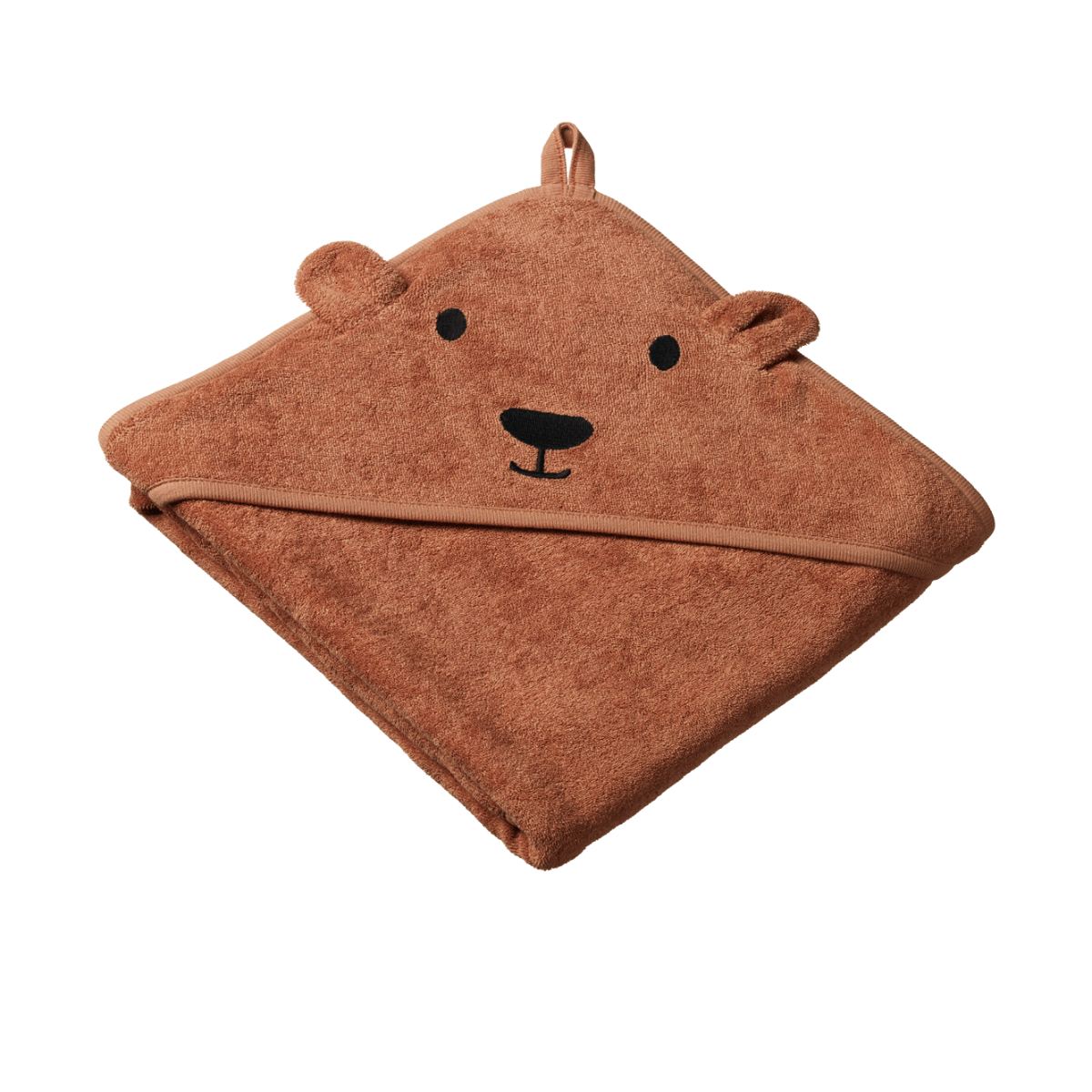 Bear Hooded Towel - Hazelnut | Nature Baby