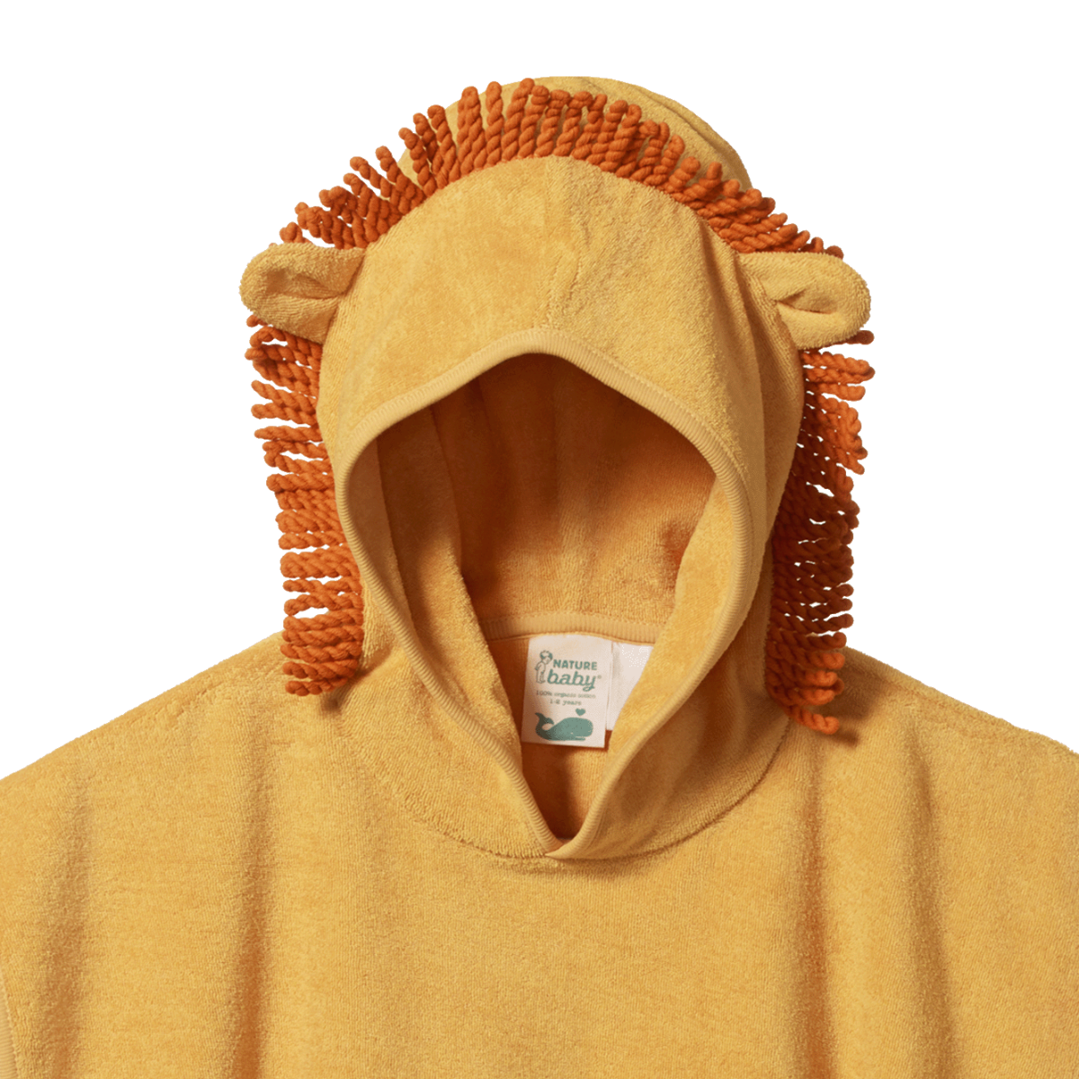 Lion Poncho Towel - Golden | Nature Baby