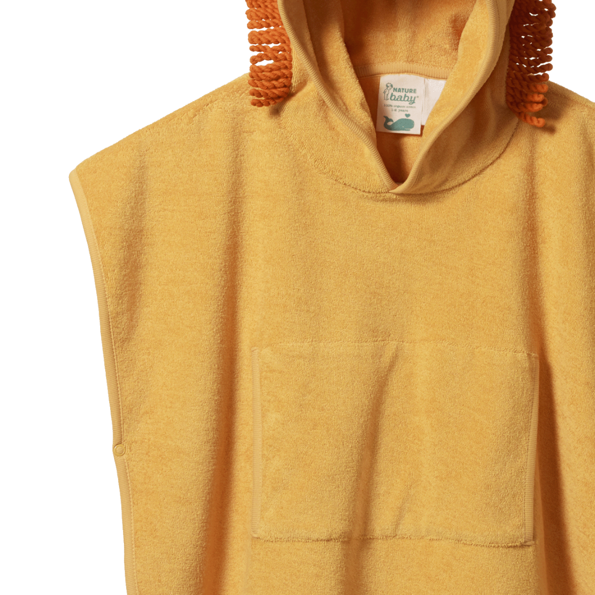Lion Poncho Towel - Golden | Nature Baby