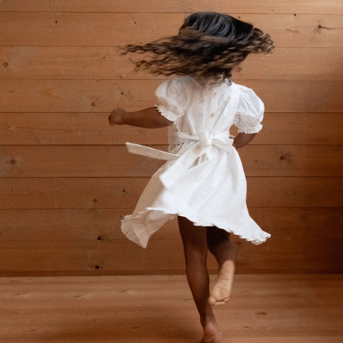 ANNABELLE DRESS || IVORY FLORA | Nature Baby