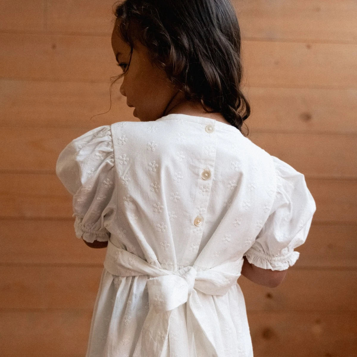 ANNABELLE DRESS || IVORY FLORA | Nature Baby