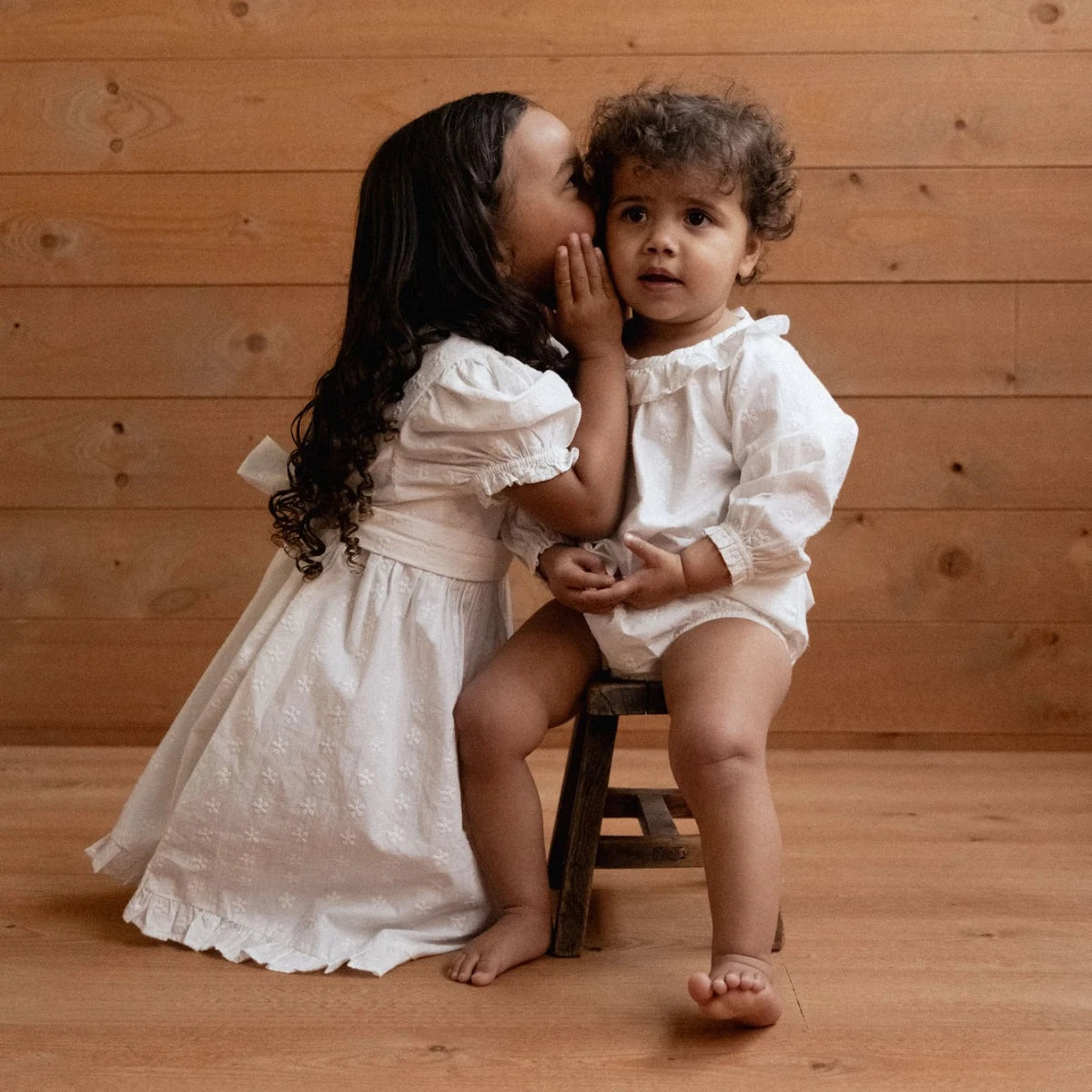 ANNABELLE DRESS || IVORY FLORA | Nature Baby