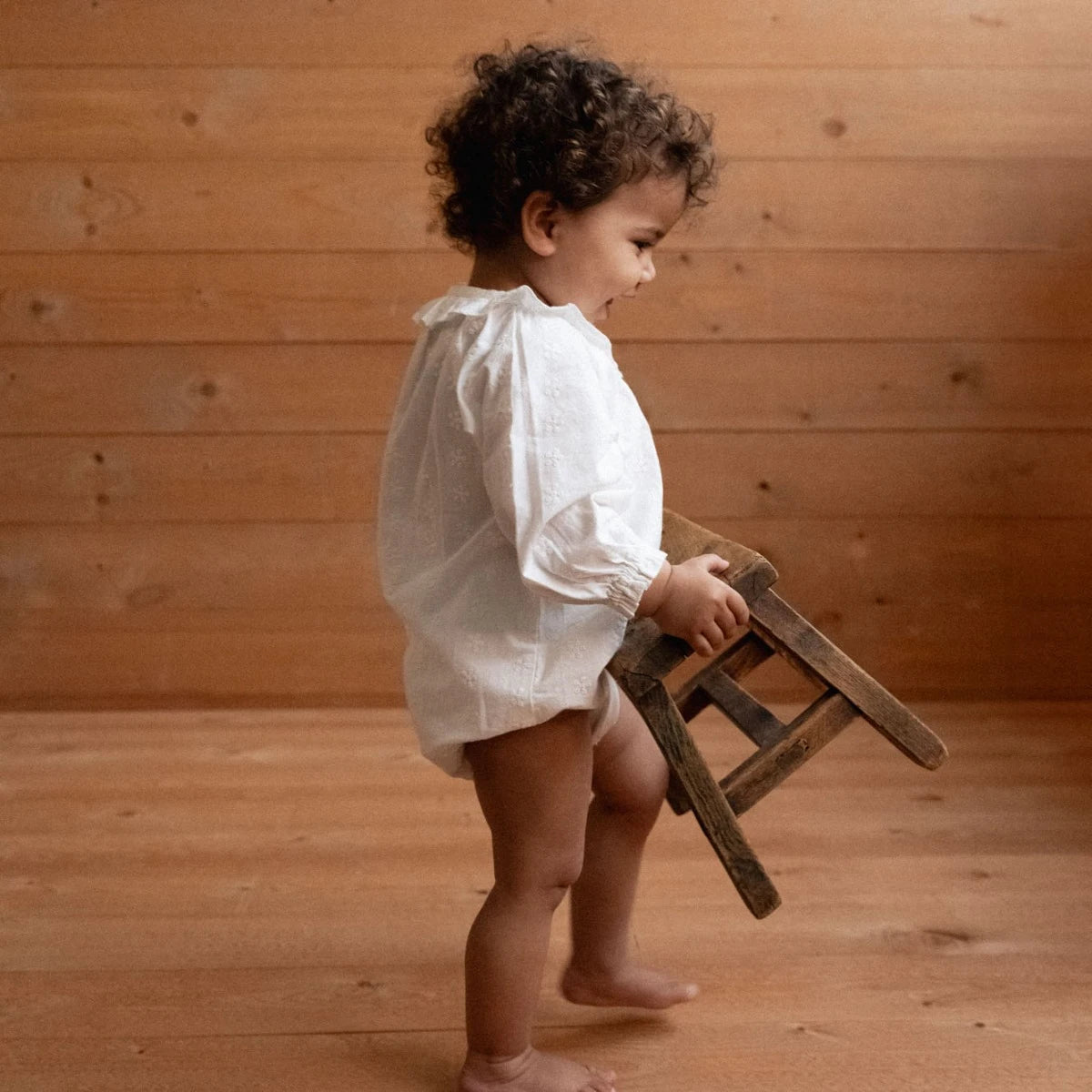 MEADOW BODYSUIT || IVORY FLORA | Nature Baby