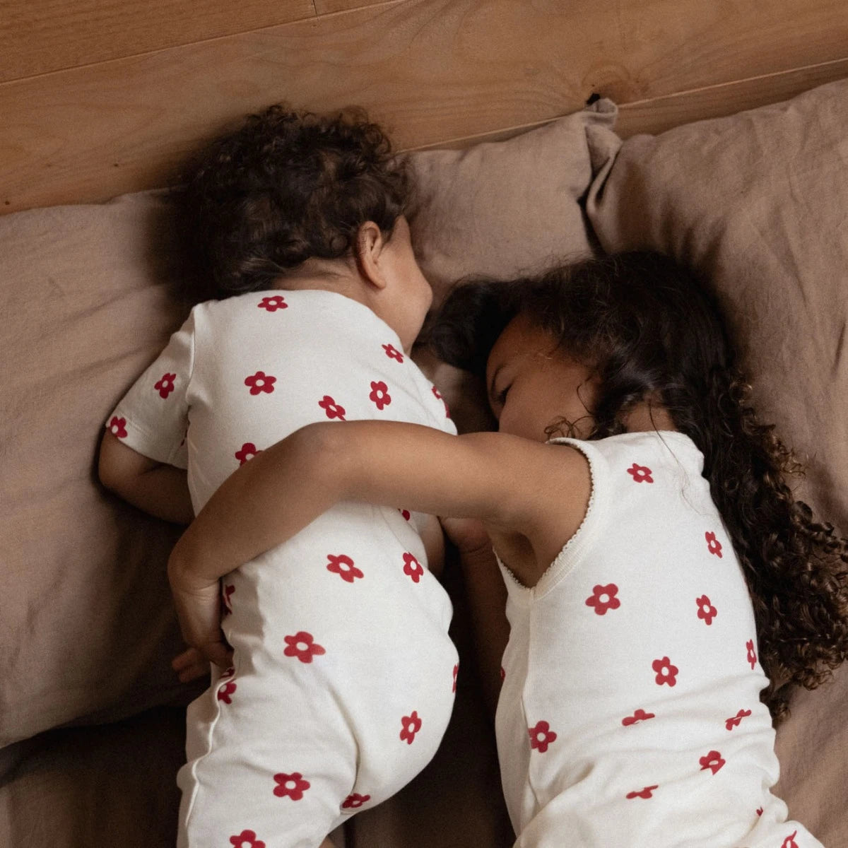 SUMMER SLEEPY SUIT || FLORA RED PRINT | Nature Baby