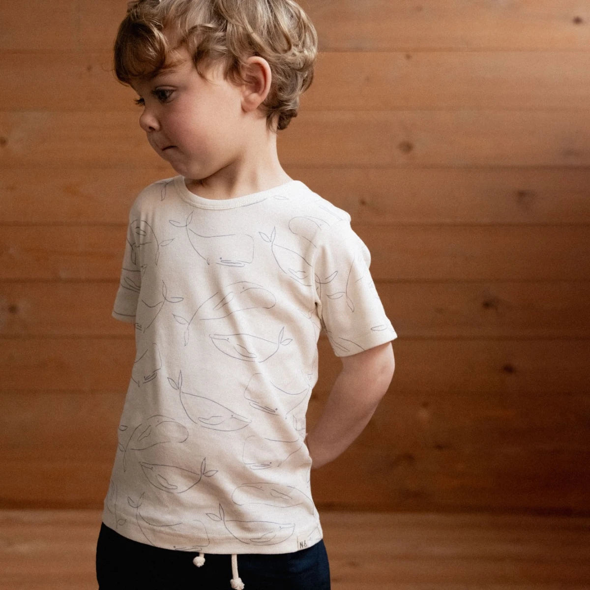 RIVER TEE || WHALE PRINT | Nature Baby
