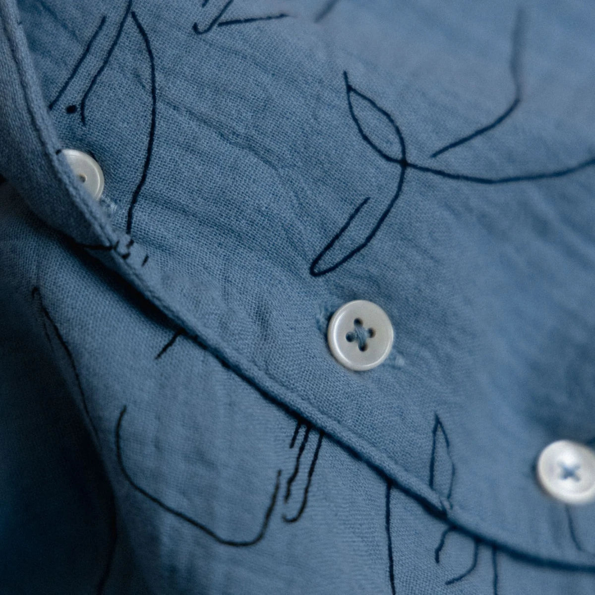 SEREN SET MUSLIN || BLUE WHALE PRINT | Nature Baby