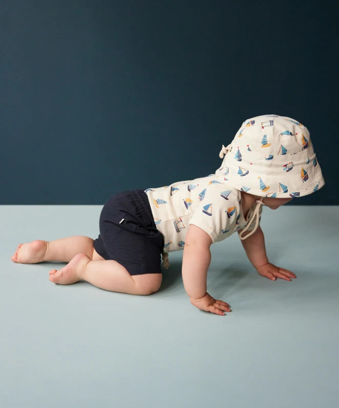 BUCKET SUNHAT - Regatta Print | Nature Baby