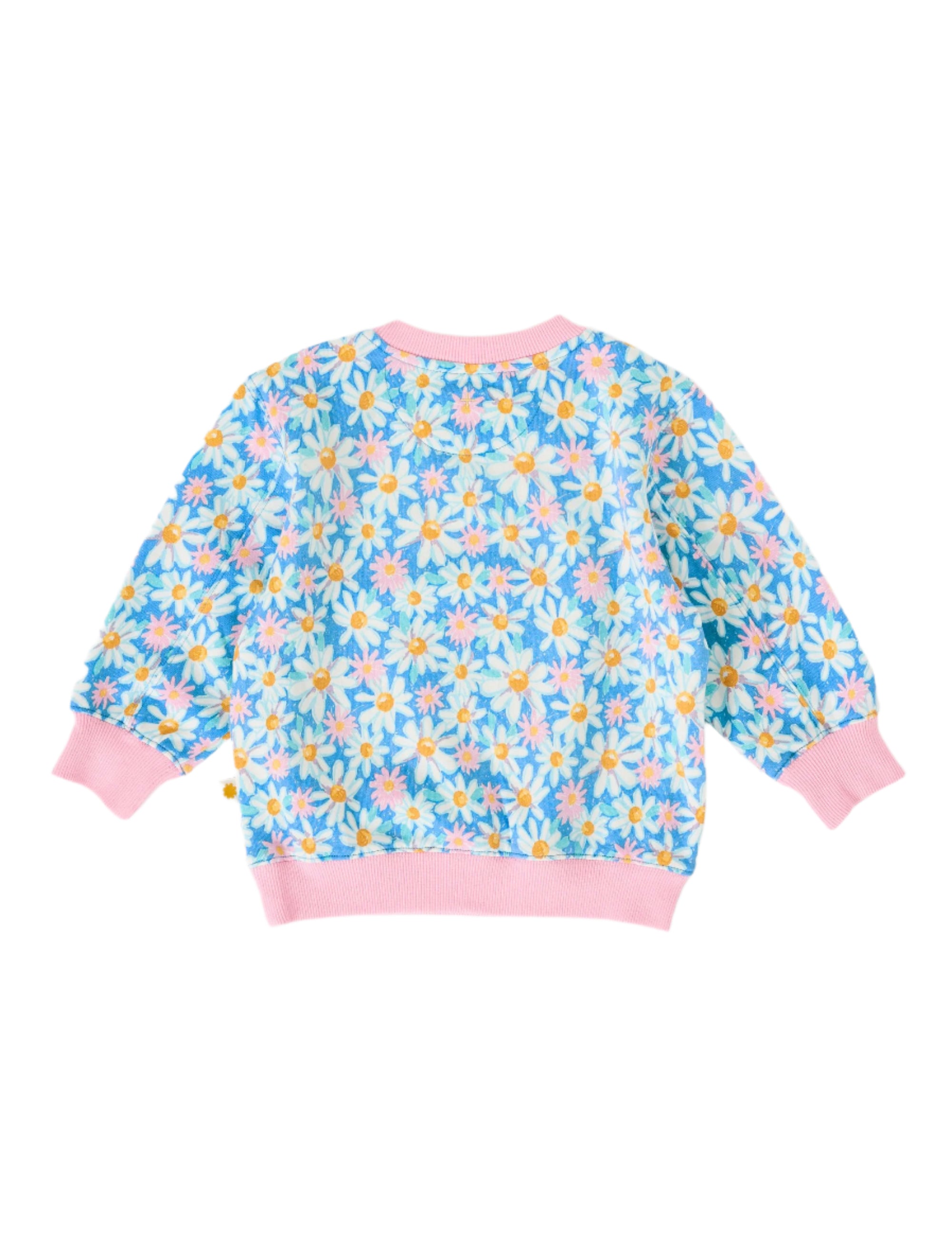 SEASIDE DAISY RELAXED TERRY SWEATER | Goldie + Ace