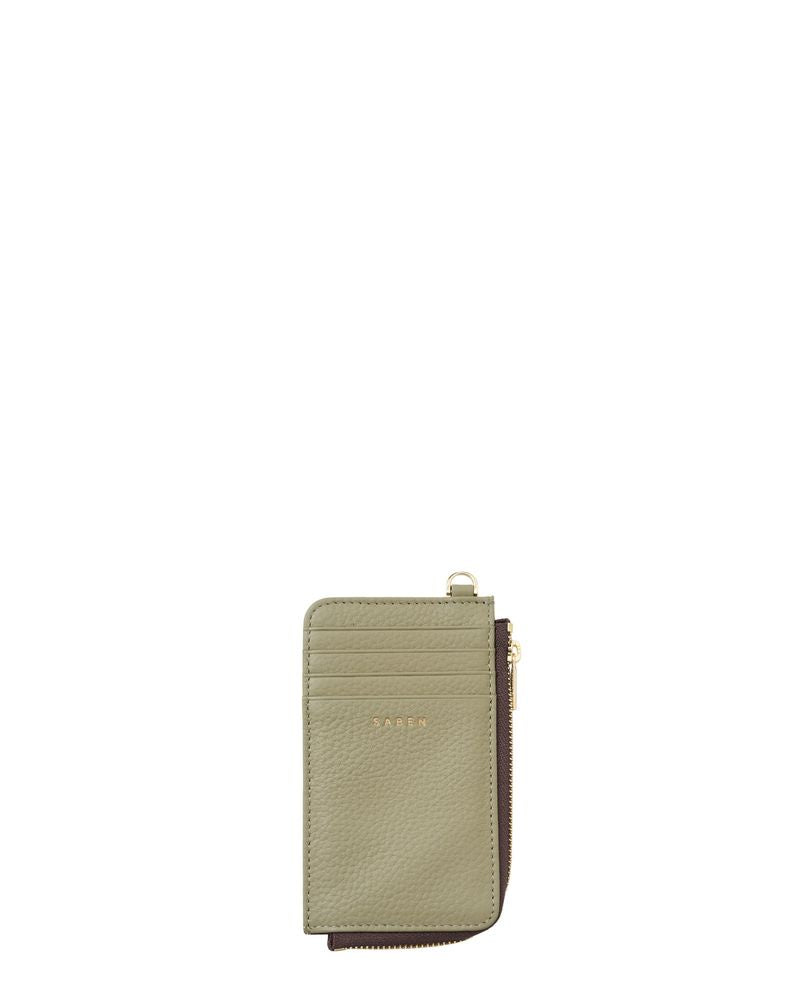 Winona Card Holder Eucalyptus | Saben