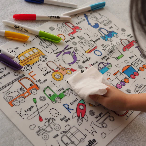 Toot Toot Honk Playmat (Large) | Hey Doodle