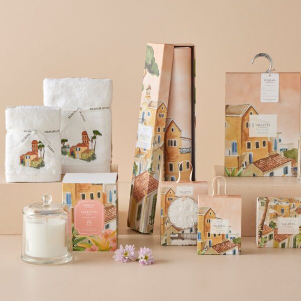 Valletta Scented Drawer Liners - 6 Sheets - Santal | Pilbeam Living