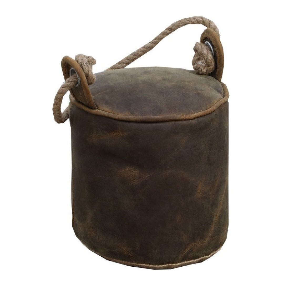 Leather Door Stopper - Saddle | Barron Imports