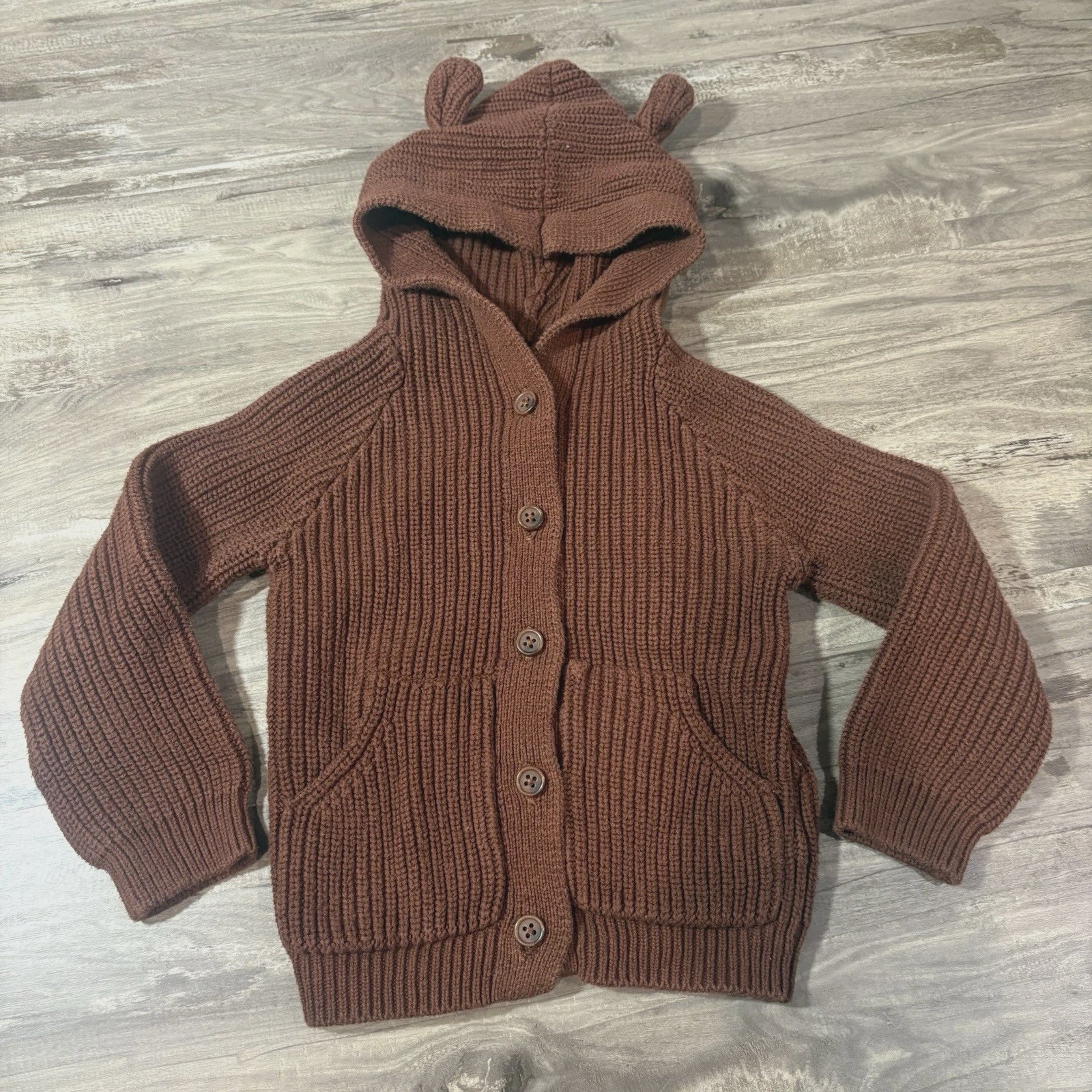 Bear Cardigan - Cinnamon Marle | Jamie Kay