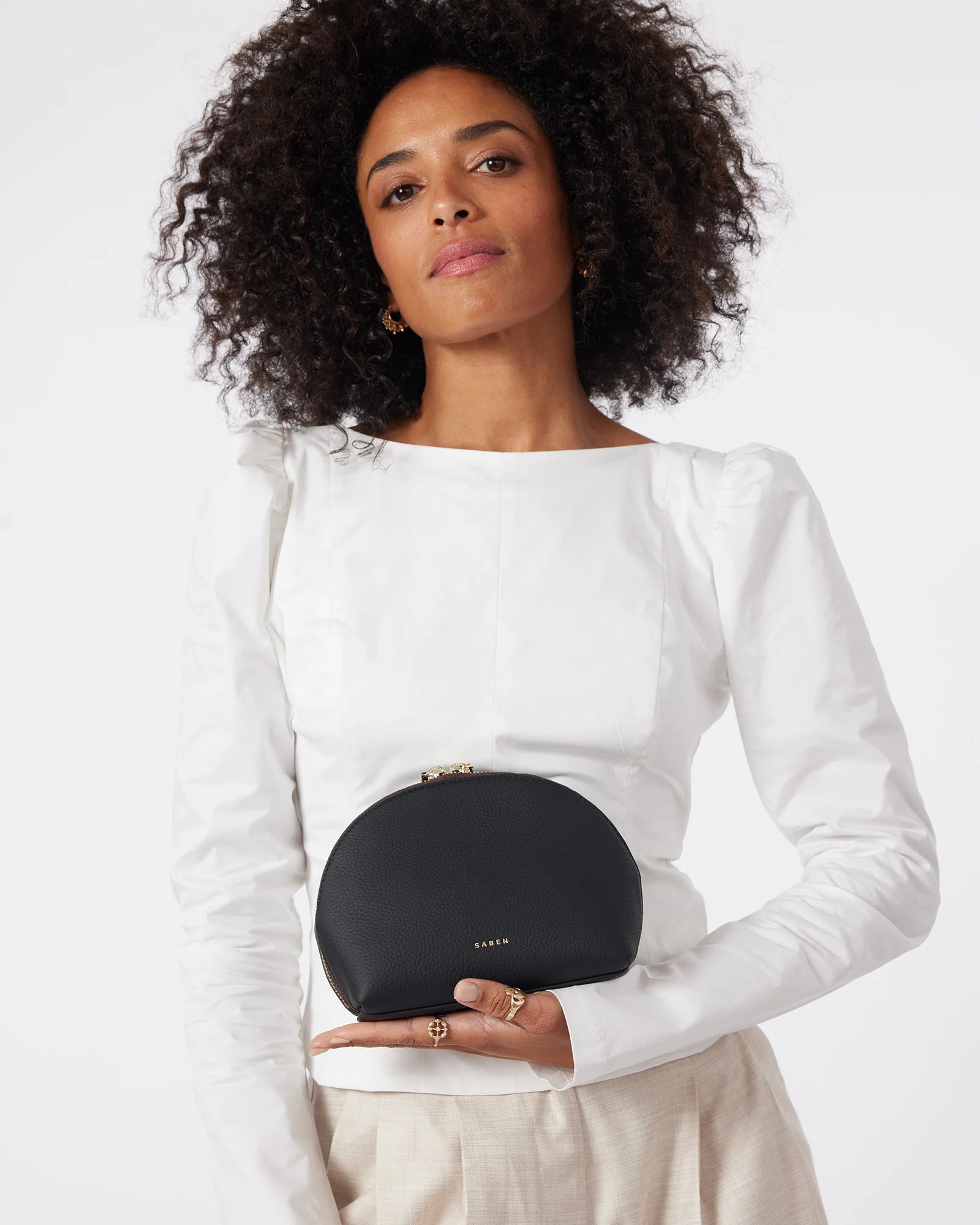 Gabi Make-Up Pouch Black | Saben