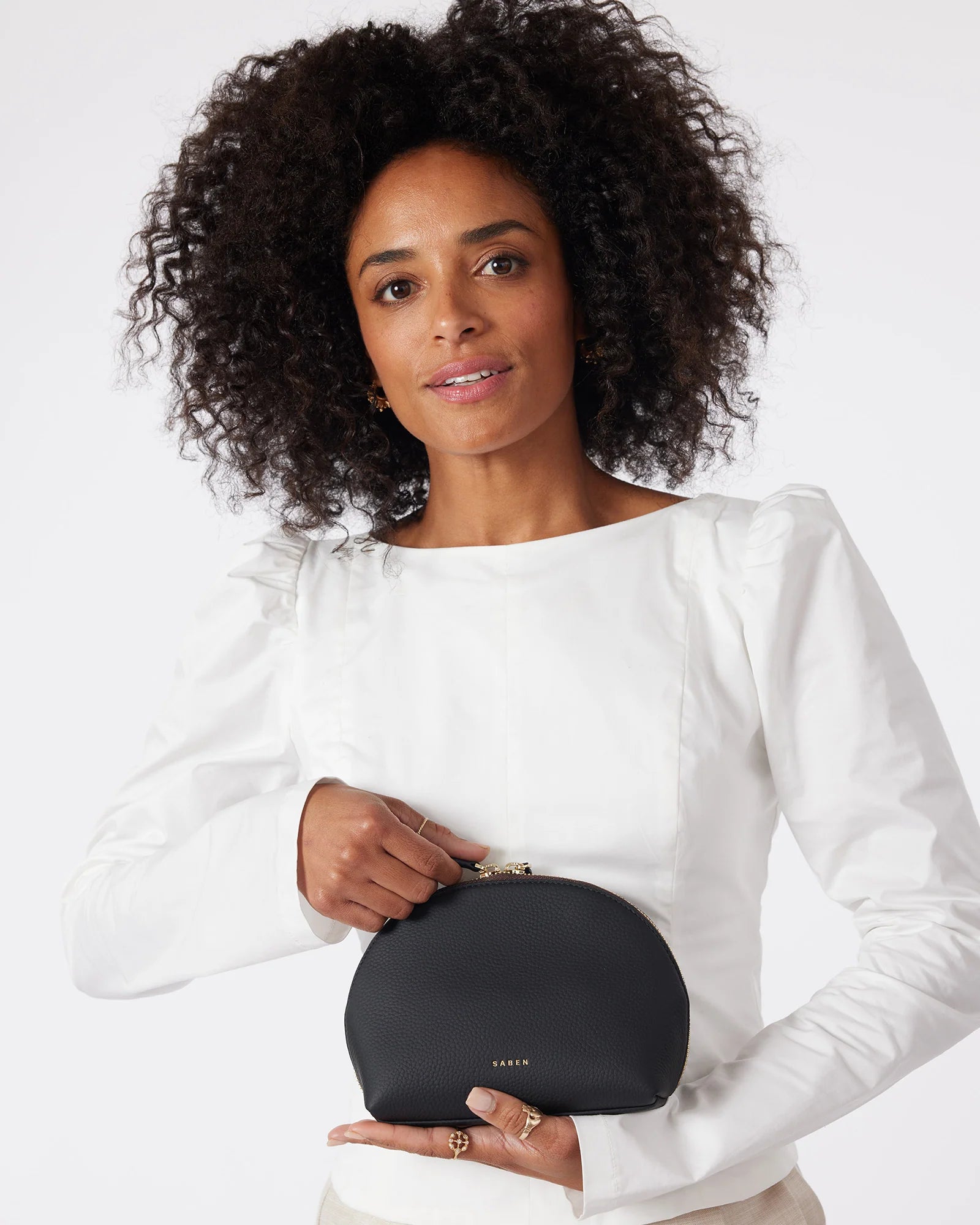 Gabi Make-Up Pouch Black | Saben