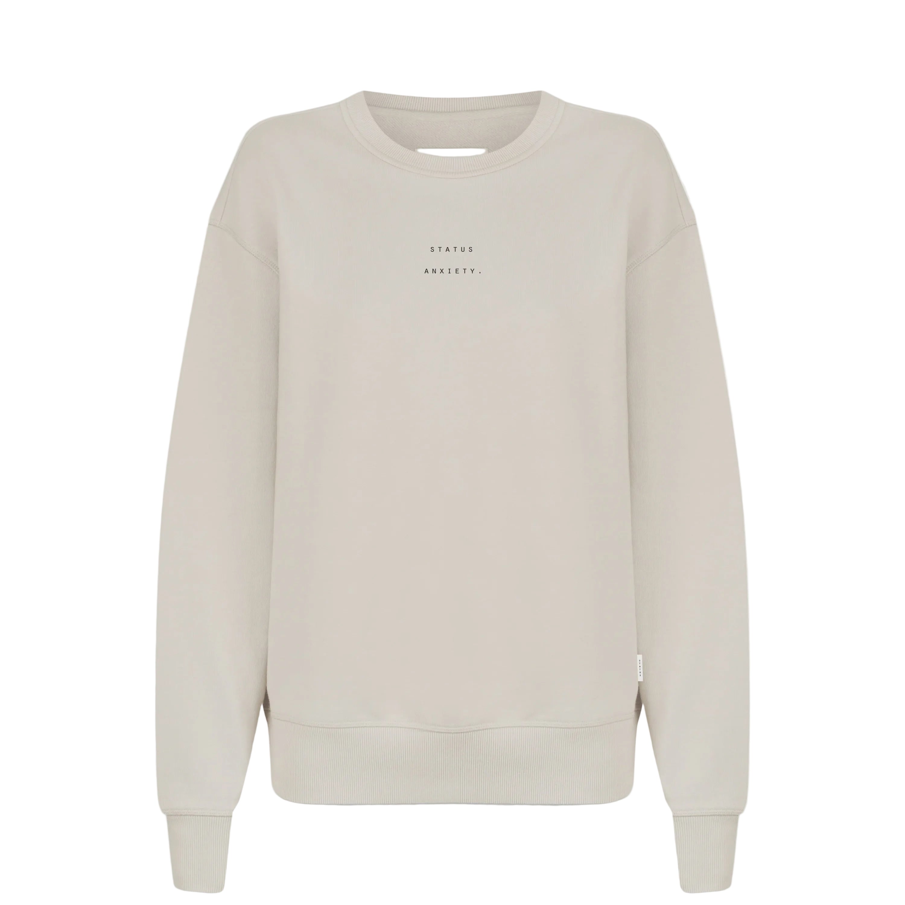 Could Be Nice Logo - Women's Classic Crew / Dove Grey | Status Anxiety