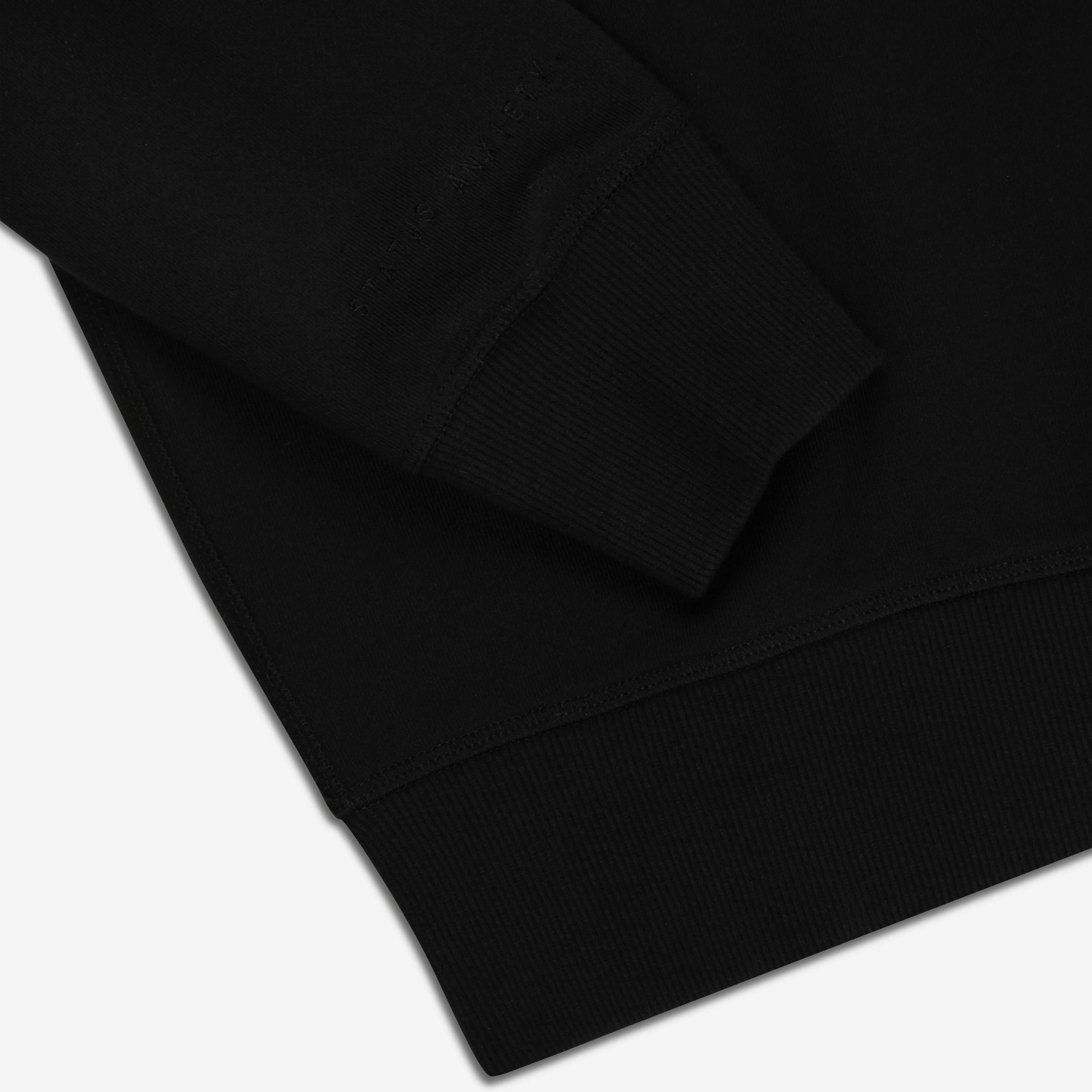 Could Be Nice Logo - Women's Classic Crew / Soft Black | Status Anxiety