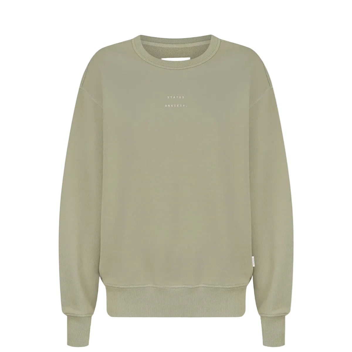 Could Be Nice Logo - Women's Classic Crew - Washed Sage | Status Anxiety