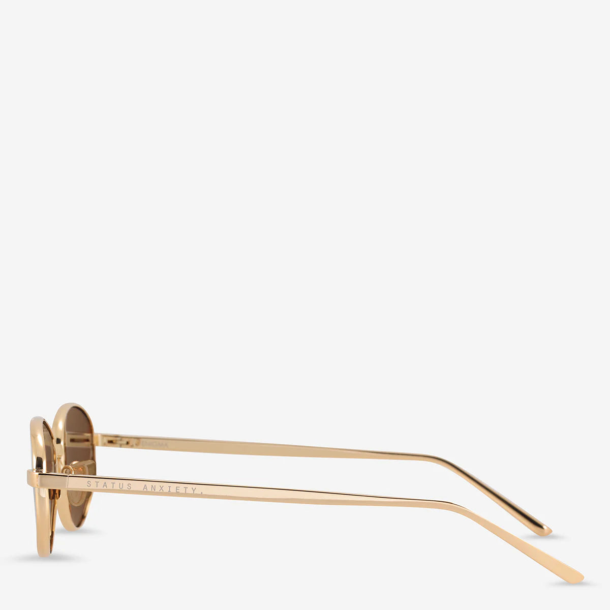 Enigma Sunglasses - Gold | Status Anxiety