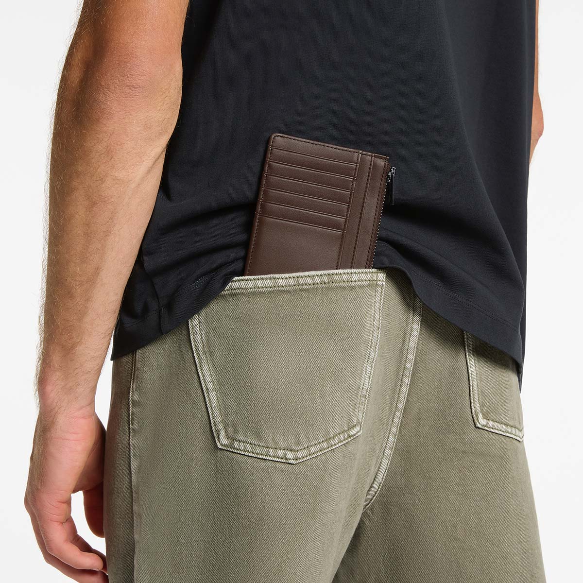 Gone Again Wallet - Cocoa Nappa | Status Anxiety
