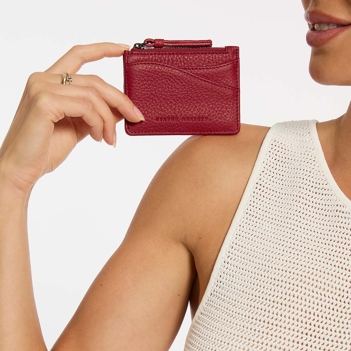 Hearts Still Beating Wallet - Rouge | Status Anxiety