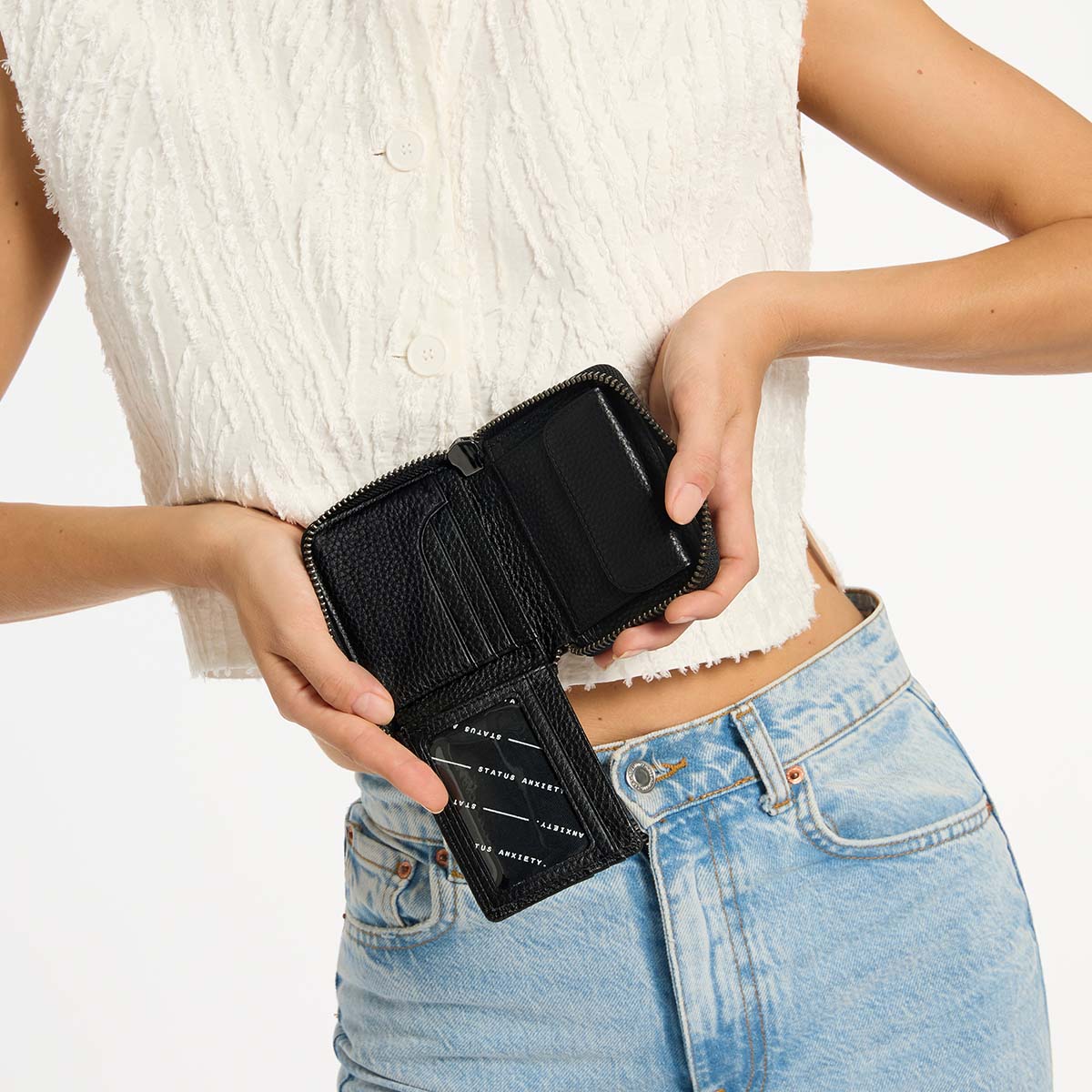 Wayward Wallet - Black | Status Anxiety