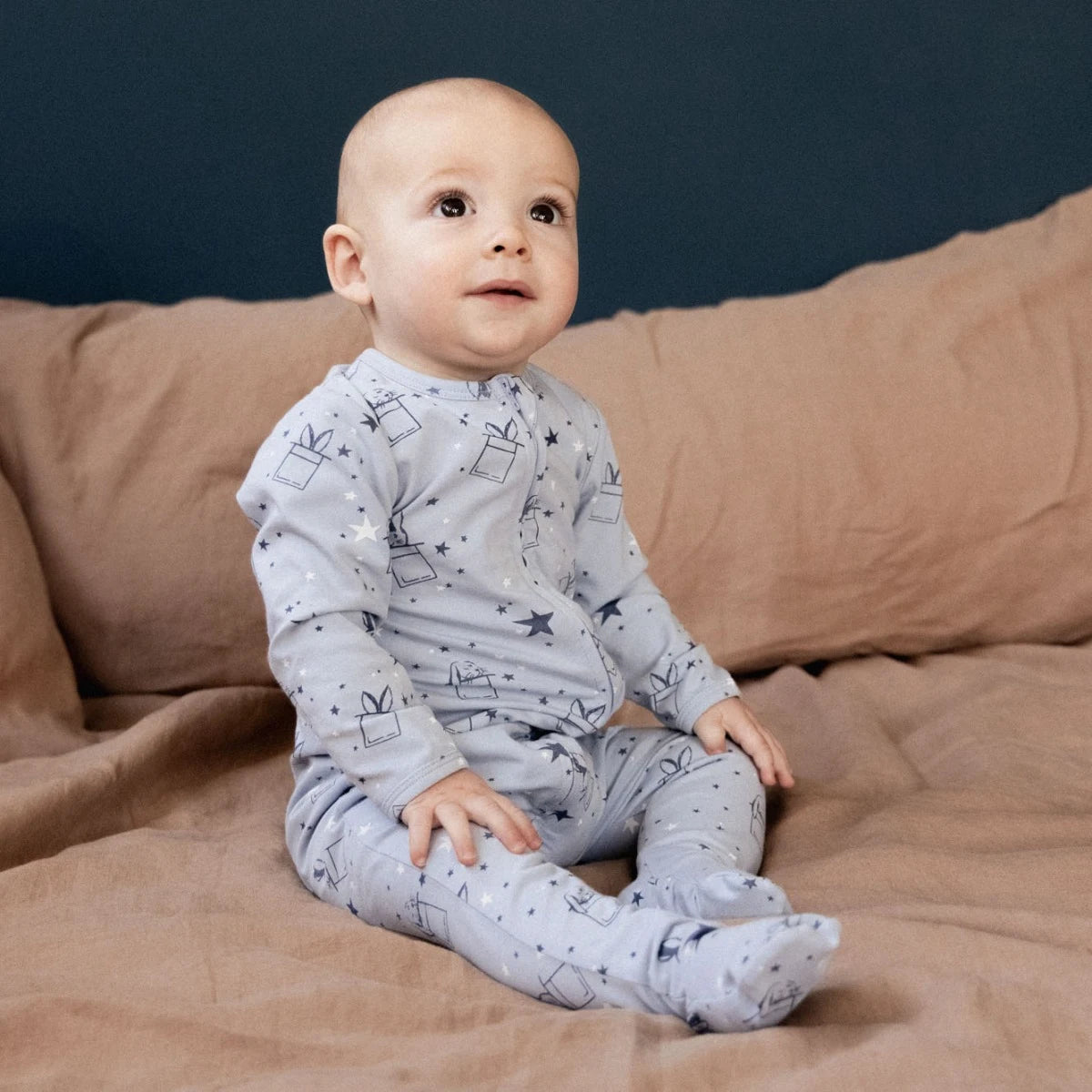 Dreamlands Suit - Illusion Bunny Print | Nature Baby