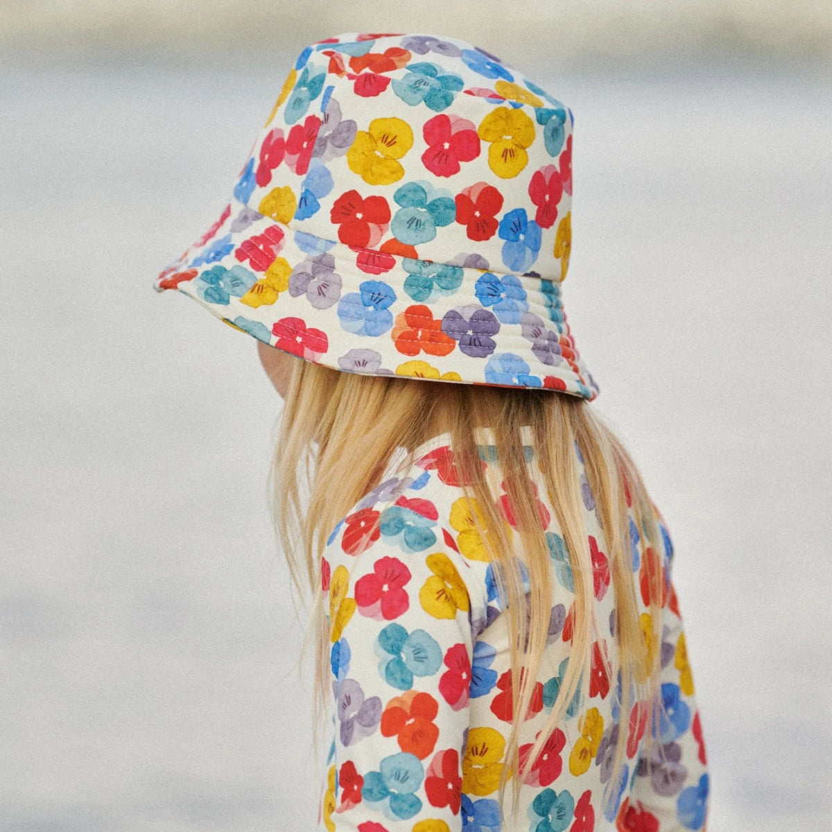ONE PIECE BATHING SWIMSUIT | Painted Delphine Print | Nature Baby