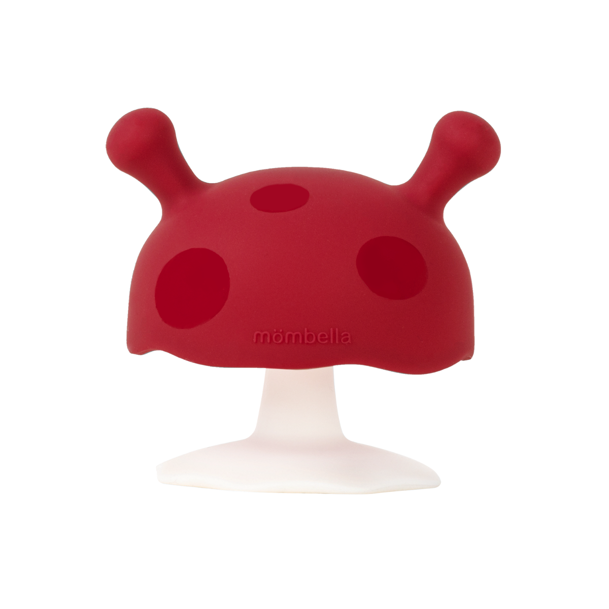 Mushroom Soothing Teether - Chimney Red | Mombella