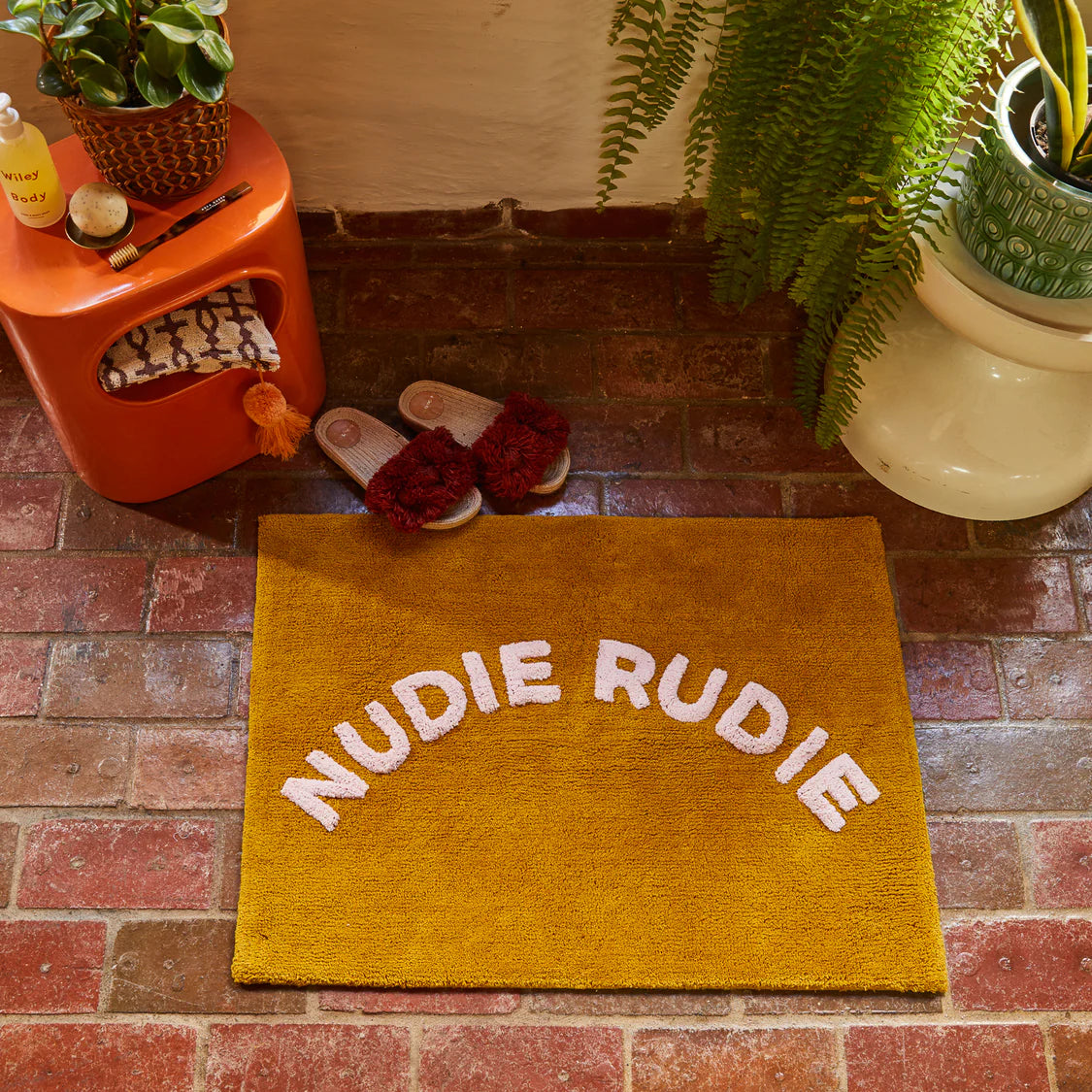 Tula Nudie Bath Mat - Pear | Sage x Clare