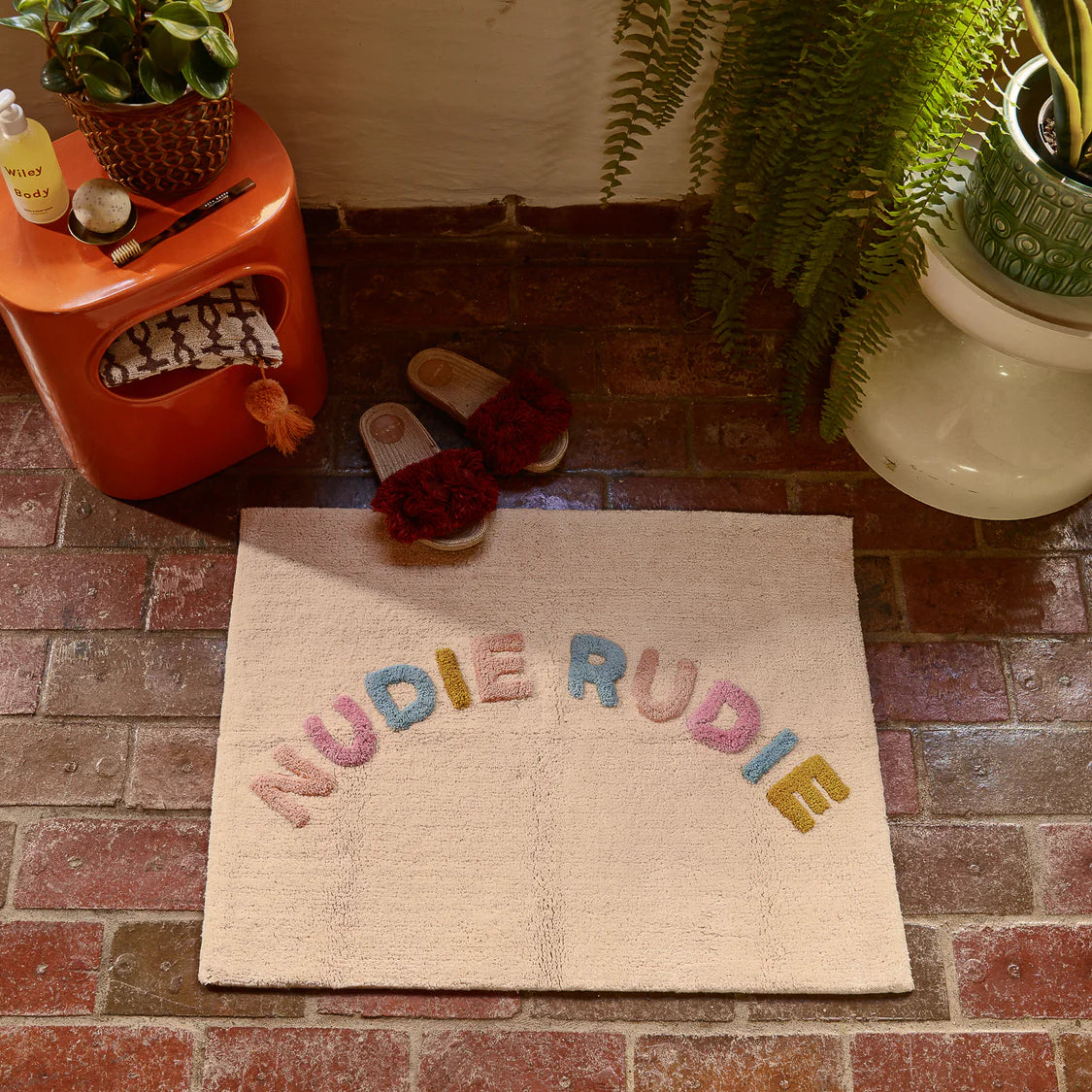 Tula Nudie Bath Mat - Tigre | Sage x Clare