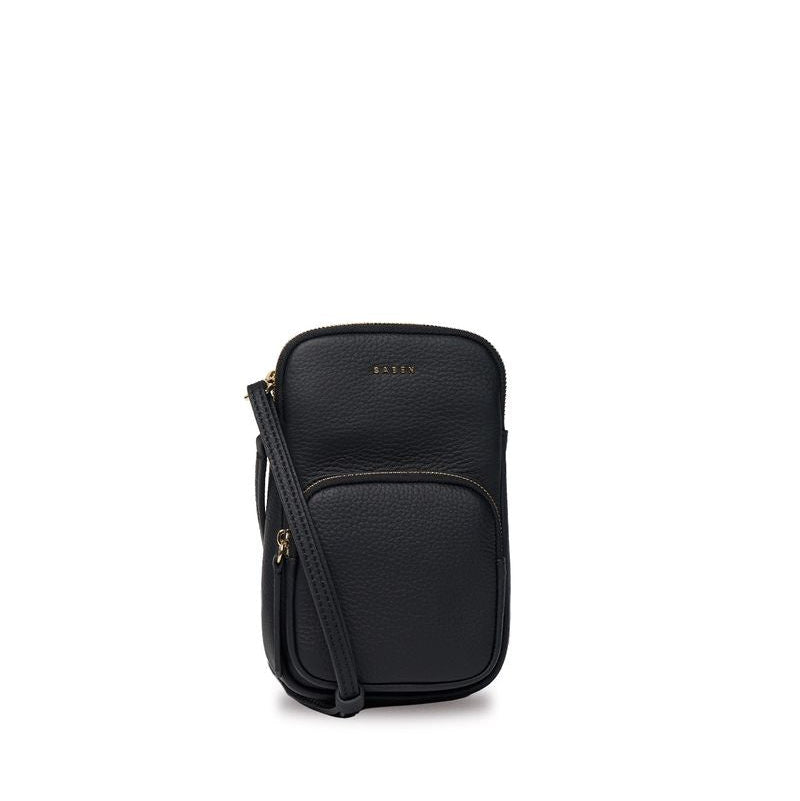 Nikko Luxe Pocket Phone Sling - Black Luxe | Saben