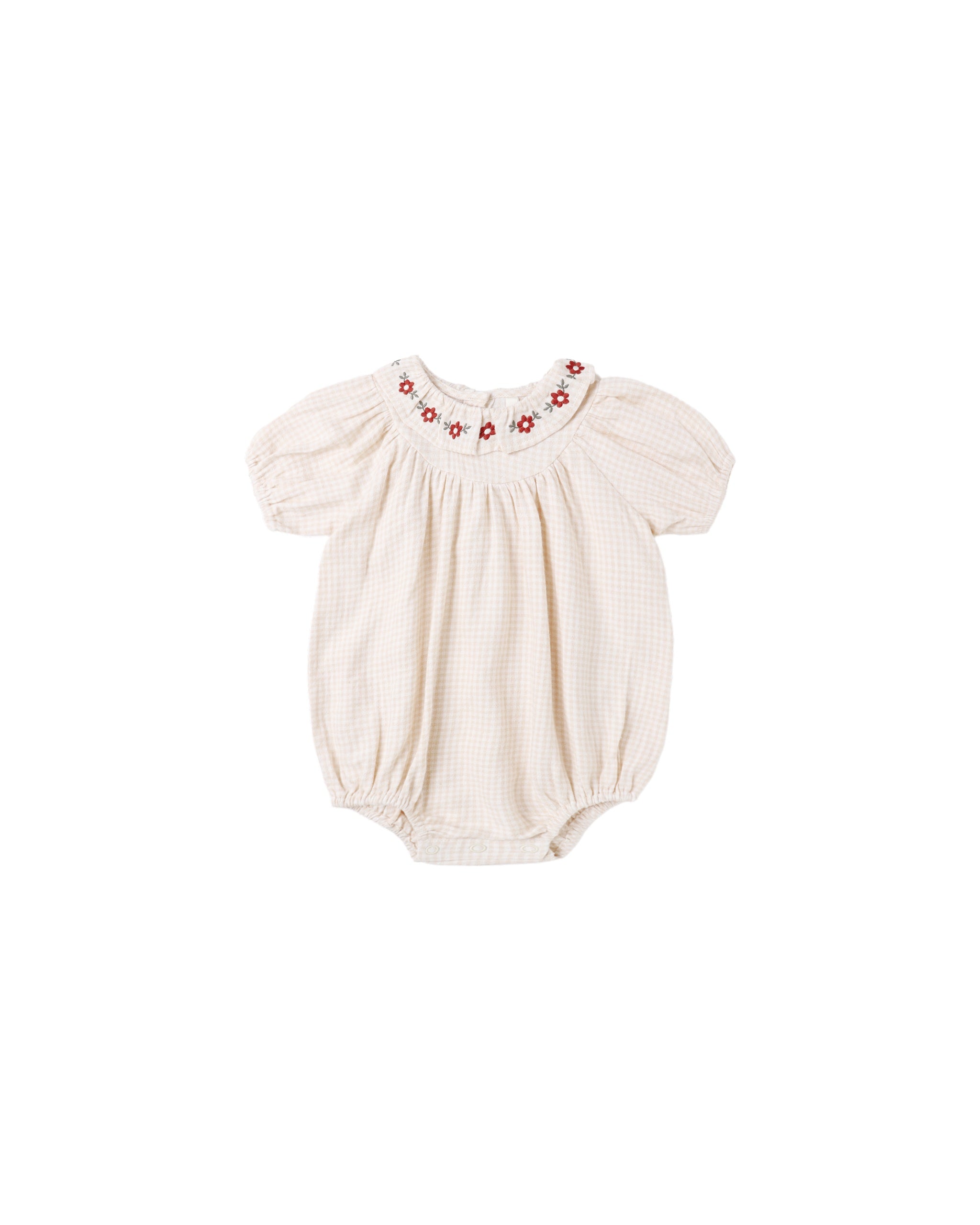 LULA ROMPER || PETAL GINGHAM | Rylee + Cru