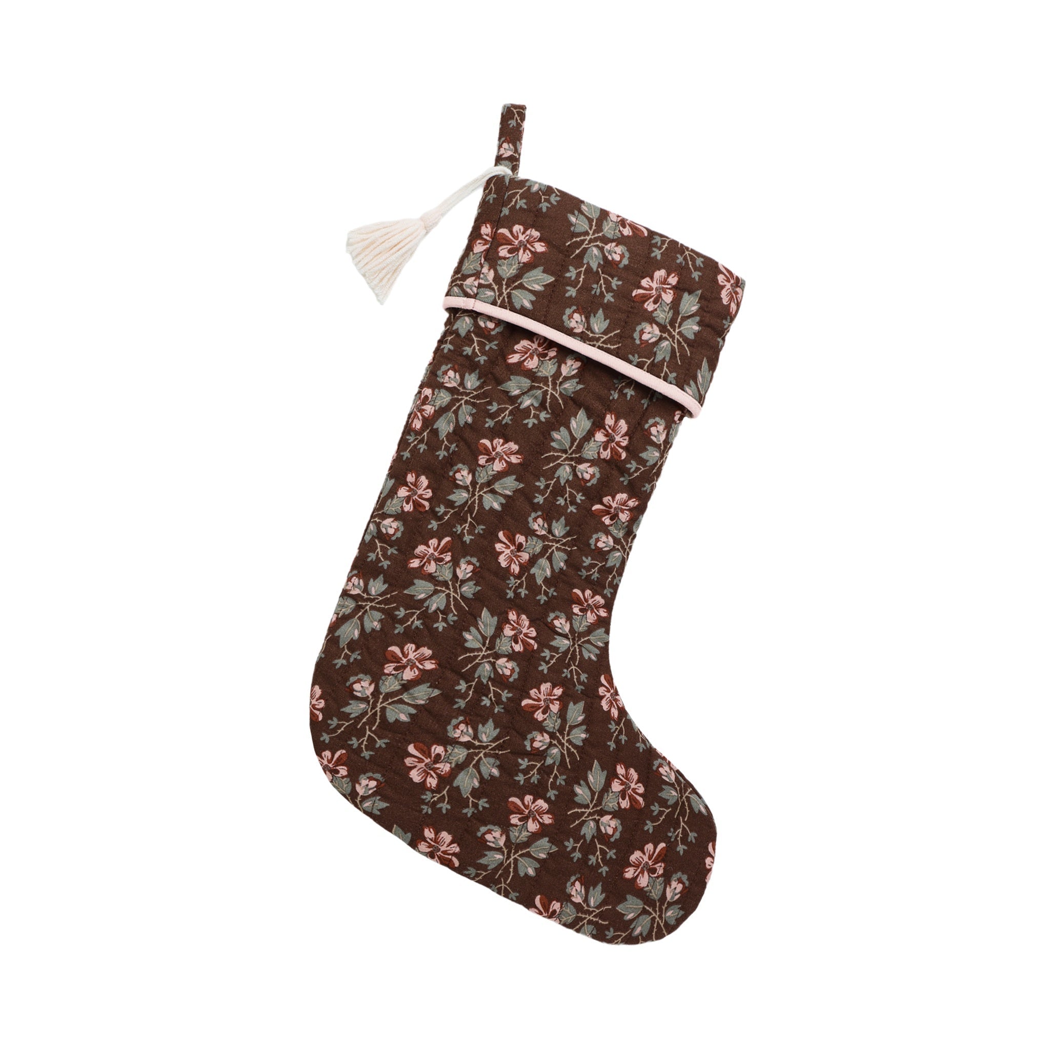CHRISTMAS STOCKING || WINTER FLORAL | Rylee + Cru