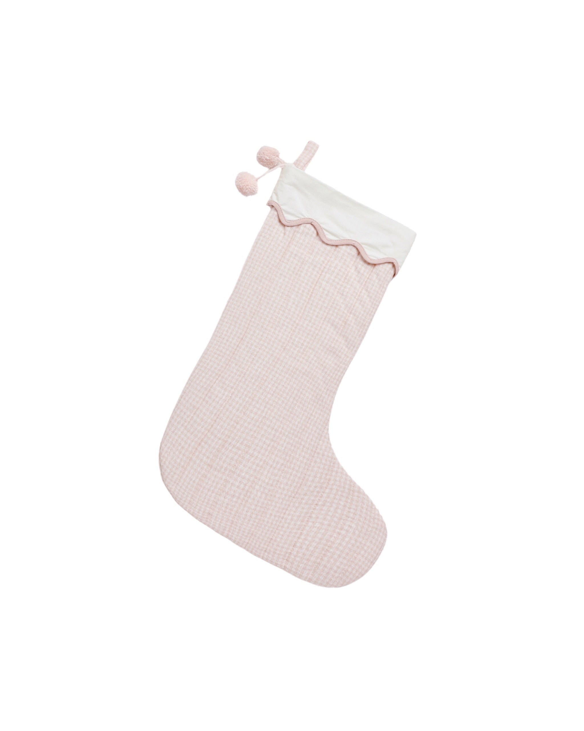 CHRISTMAS STOCKING || PETAL GINGHAM | Rylee + Cru