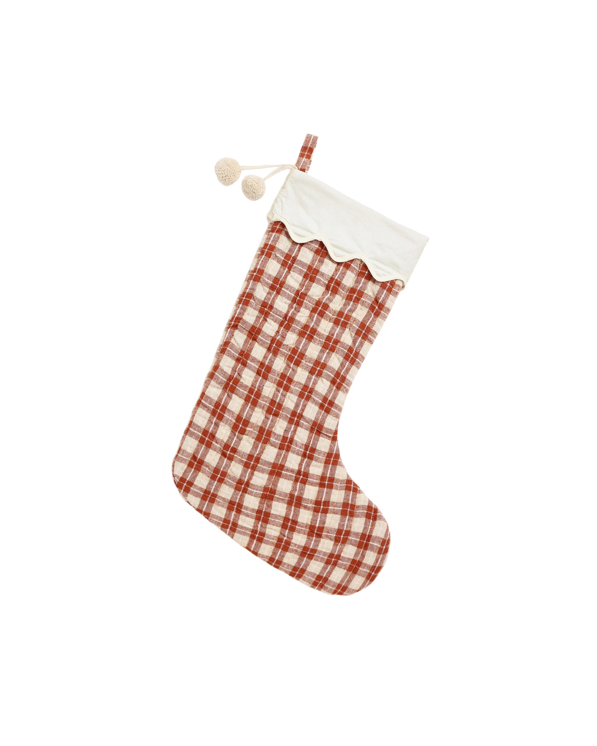 CHRISTMAS STOCKING || RED PLAID | Rylee + Cru