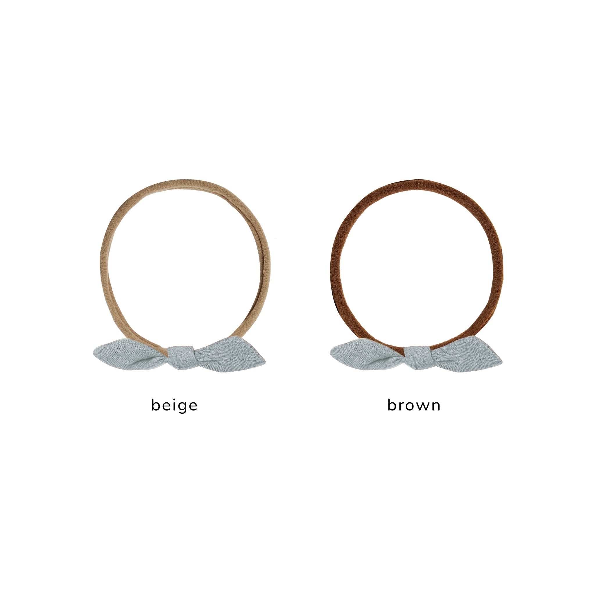 LITTLE KNOT HEADBAND || STEEL BLUE | Quincy Mae