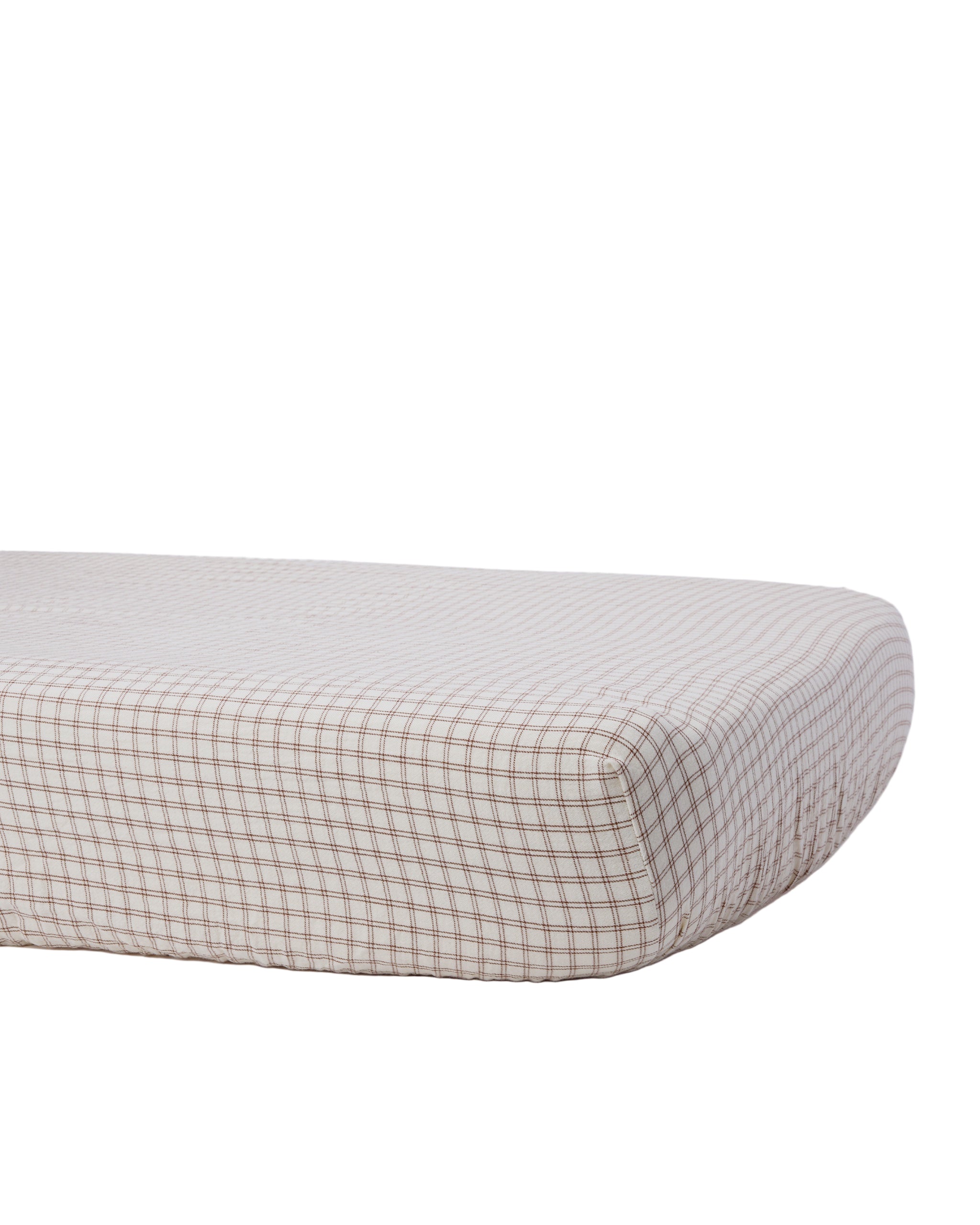 WOVEN CRIB SHEET || CEDAR CHECK | Quincy Mae