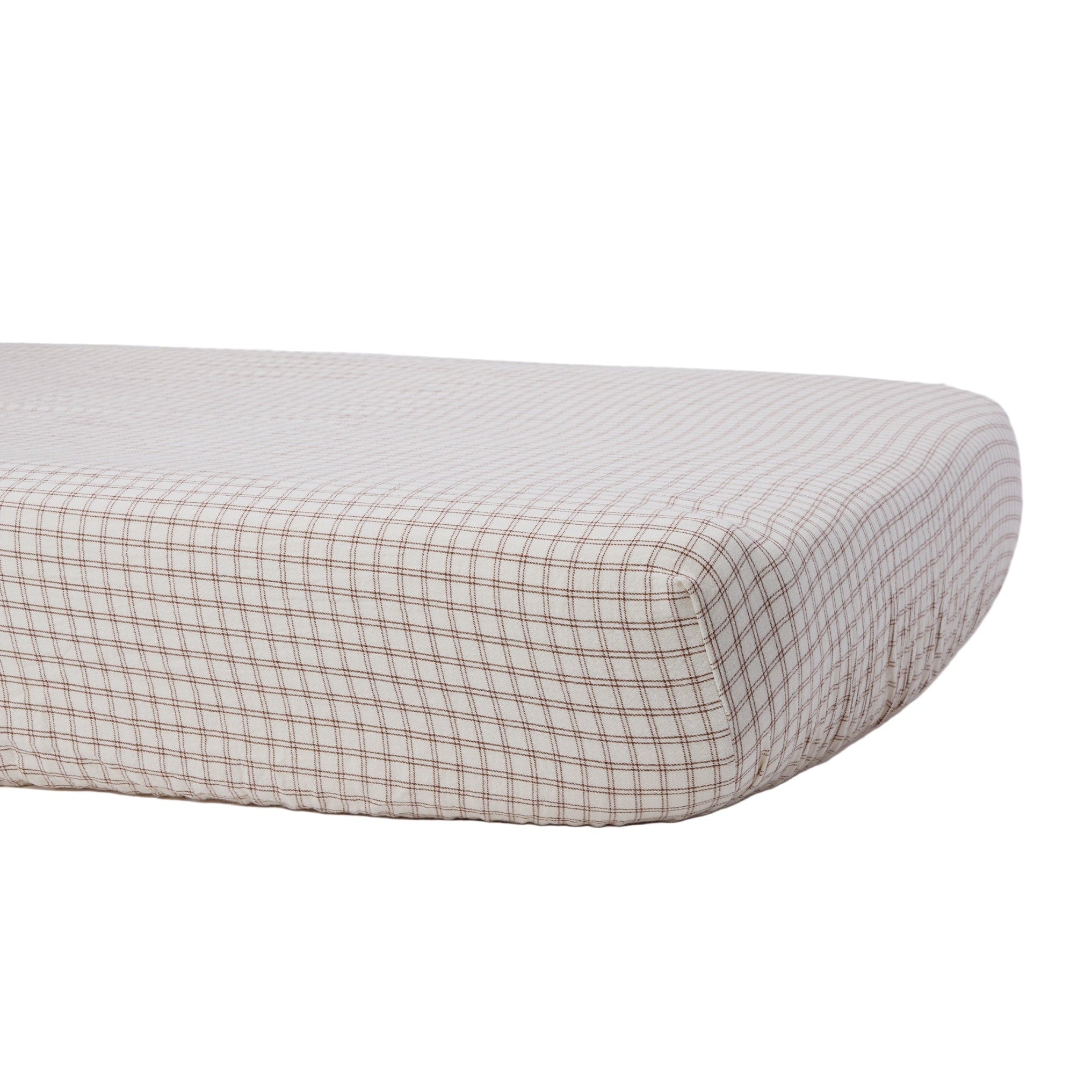 WOVEN CRIB SHEET || CEDAR CHECK | Quincy Mae