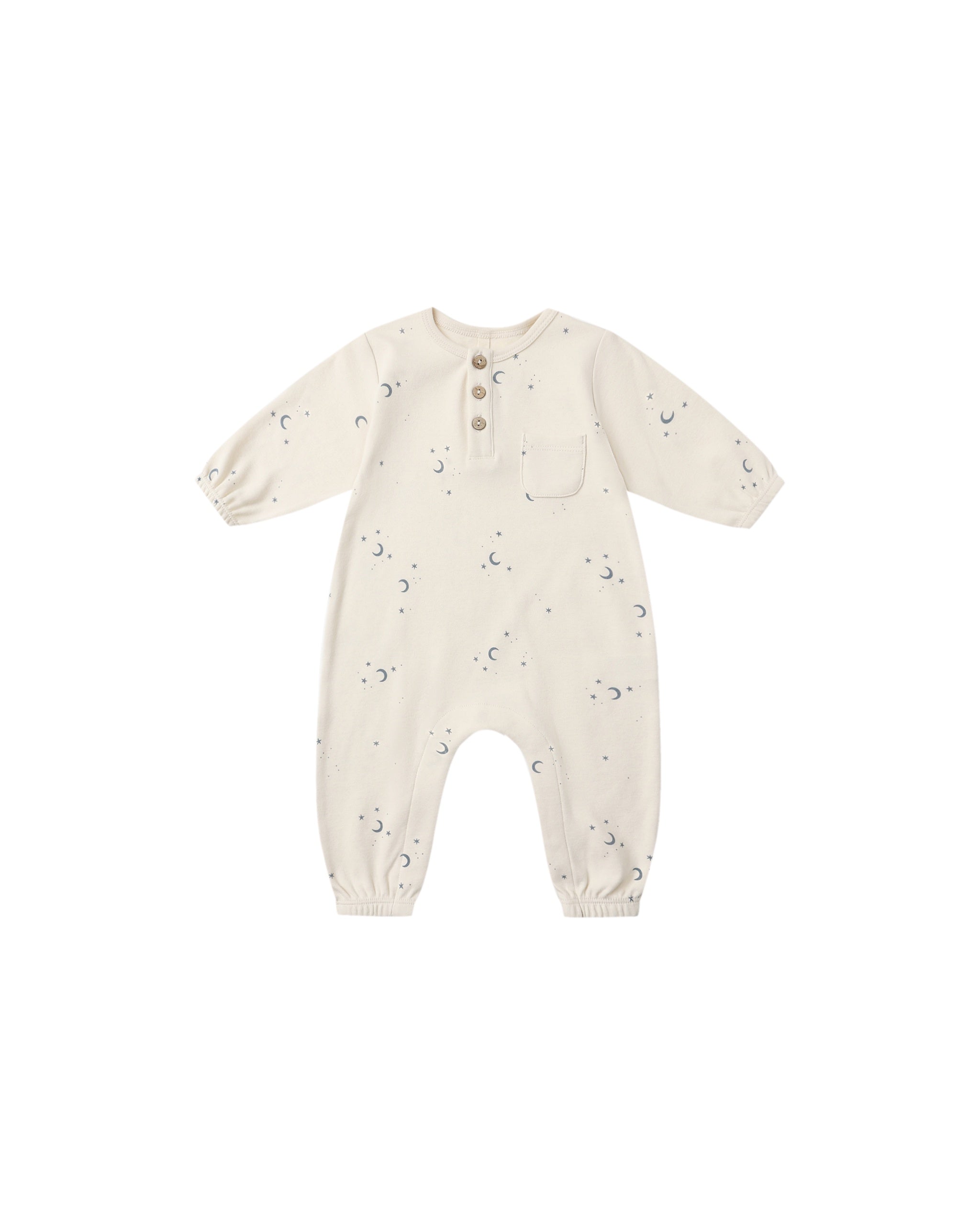 LONG SLEEVE POCKET JUMPSUIT || MOONS | Quincy Mae