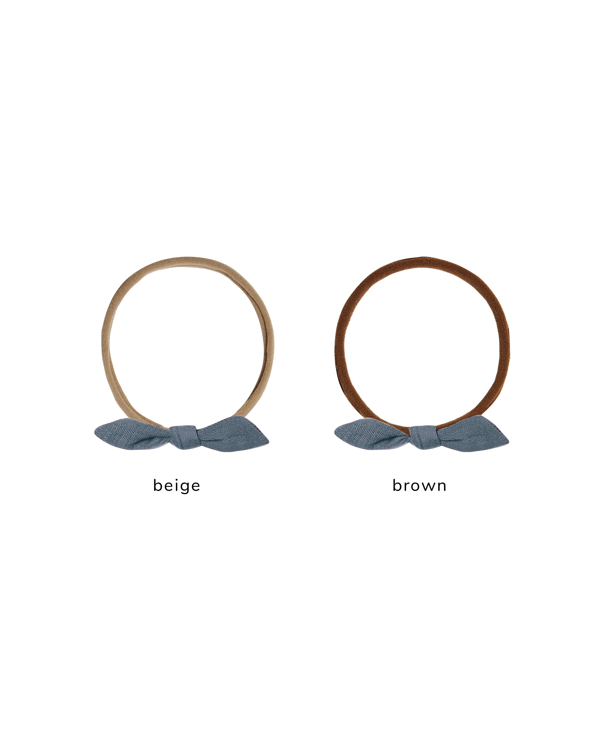 LITTLE KNOT HEADBAND || OCEAN - Beige | Quincy Mae
