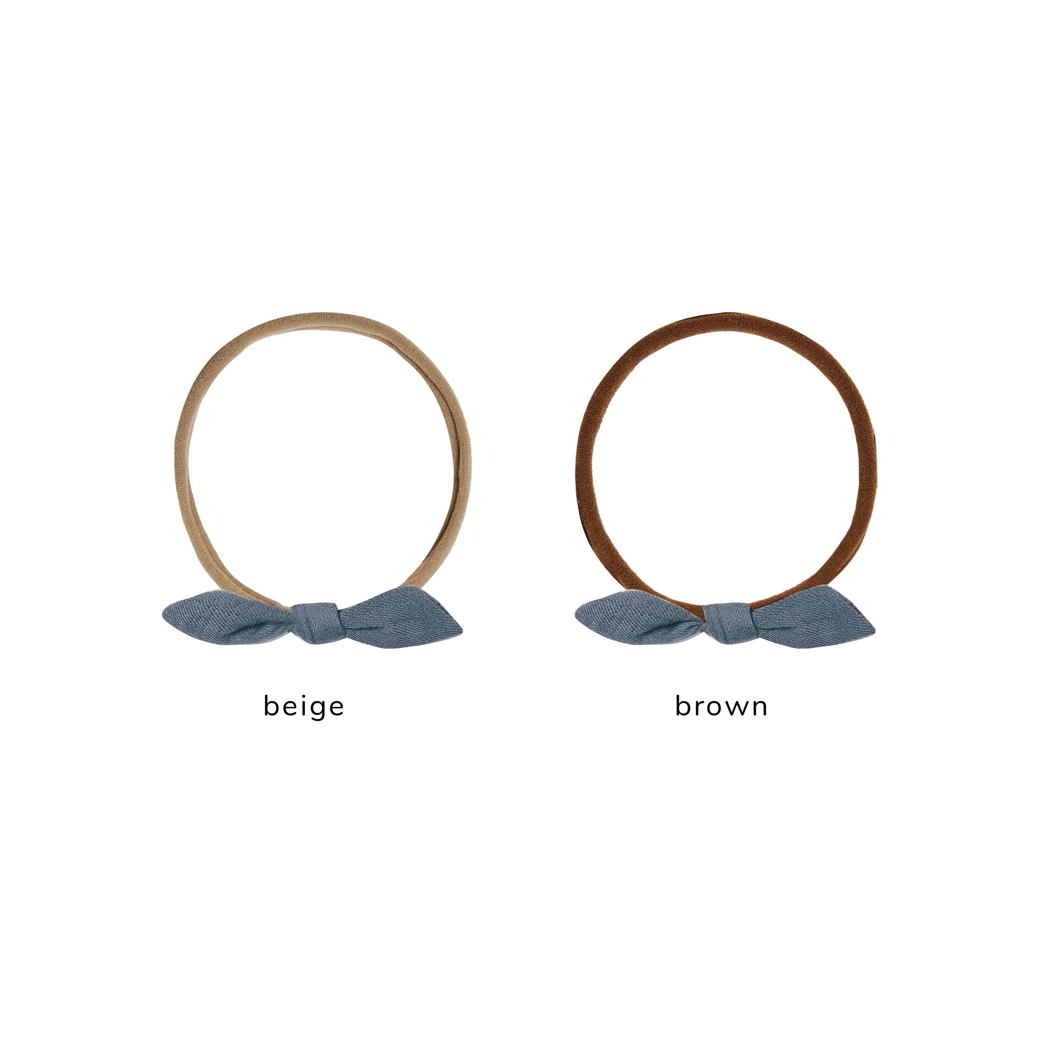 LITTLE KNOT HEADBAND || OCEAN - Beige | Quincy Mae