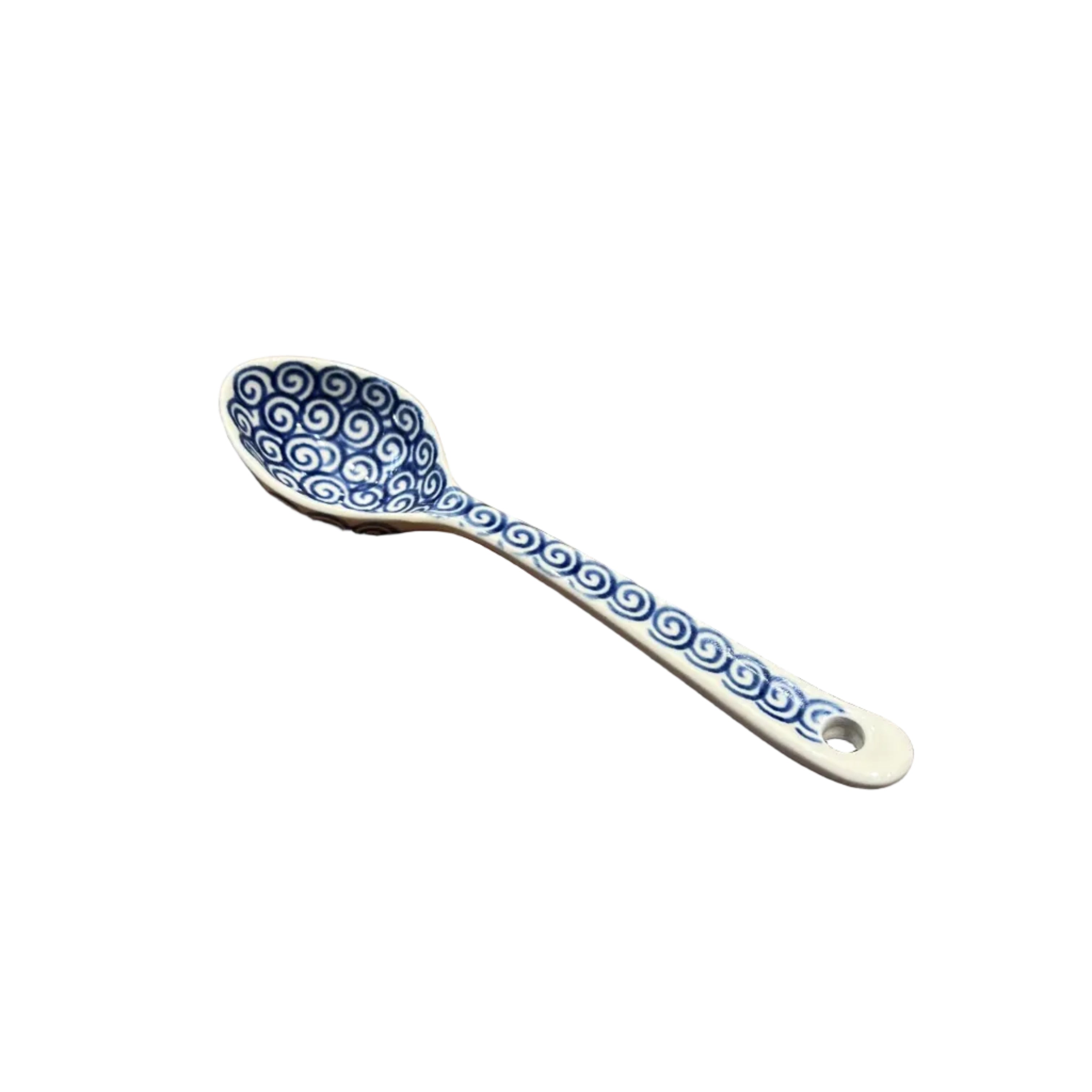 Spoon 16 cm - Swirls | Polish Ceramics