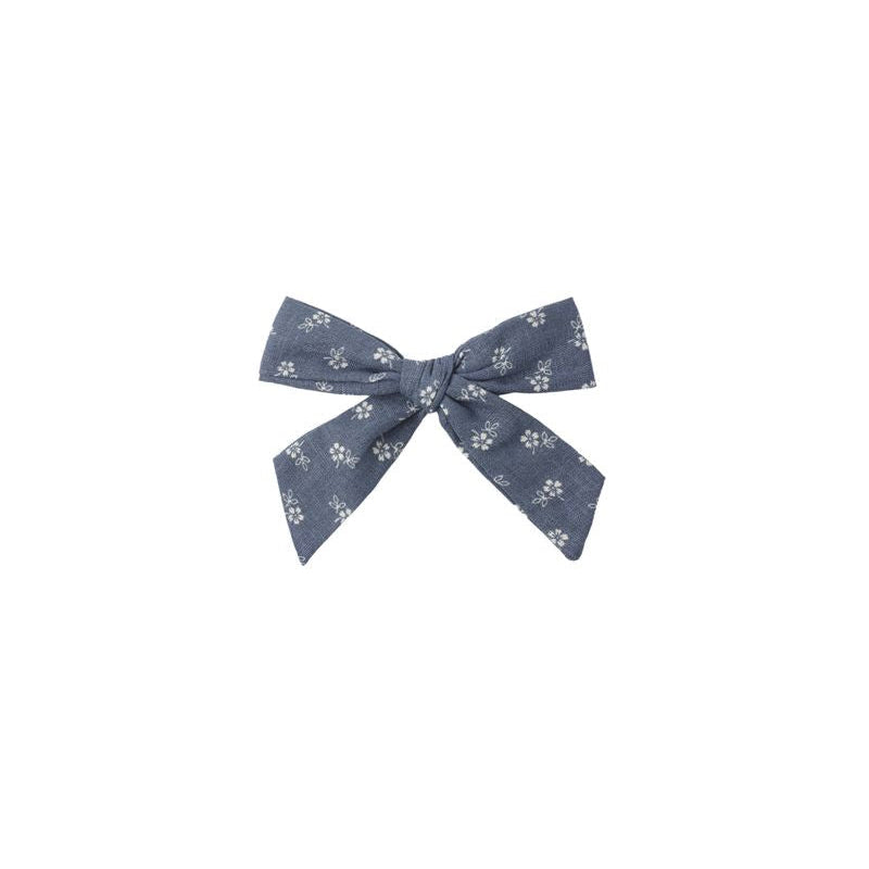 Bow - Ditsy - Marine | Rylee + Cru