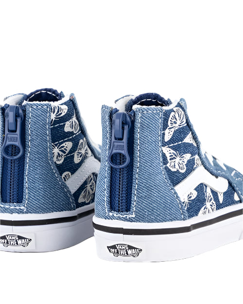 SK8-HI ZIP DENIM NAVY/TRUE White | Vans