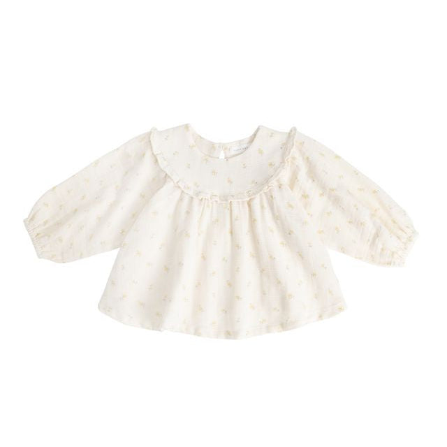 Organic Cotton Muslin Amira Blouse | Vintage Ditsy | Jamie Kay