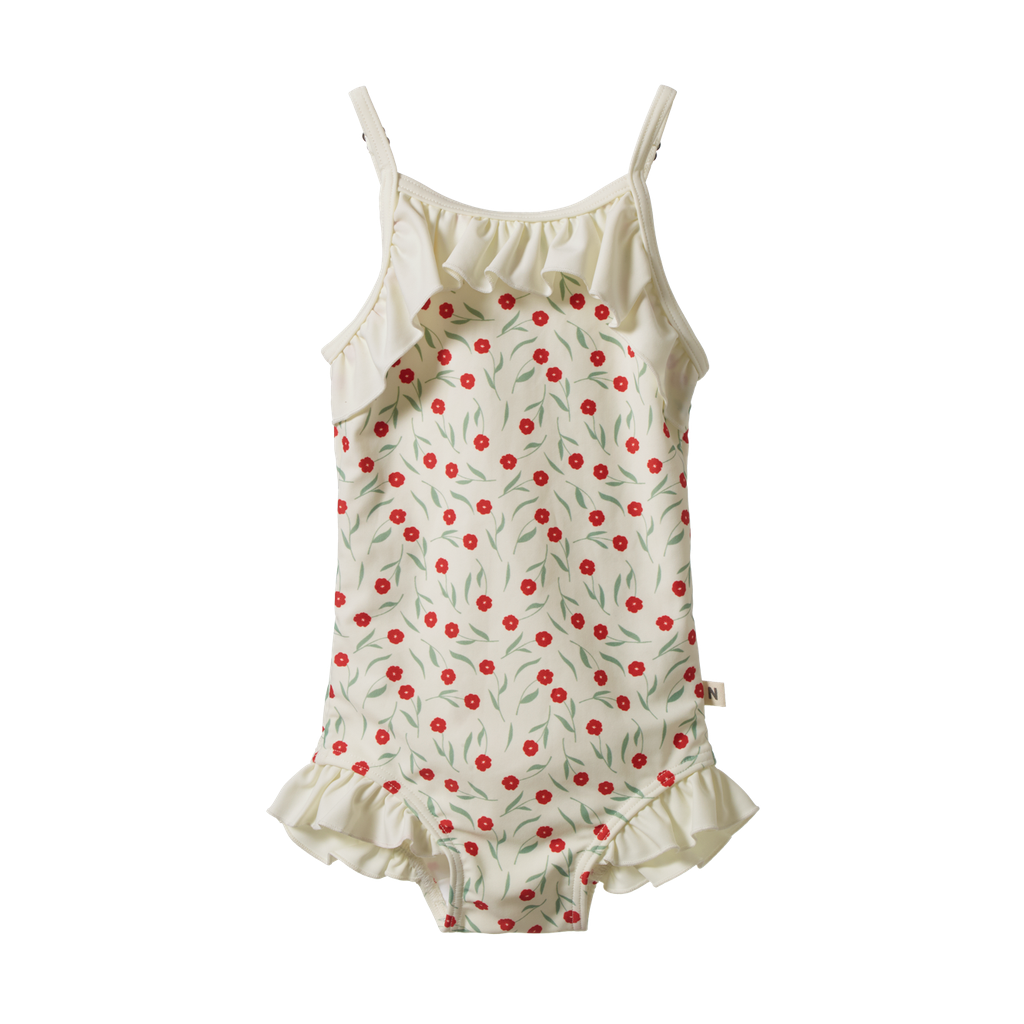 FRILL SWIMSUIT - Joiette Print | Nature Baby