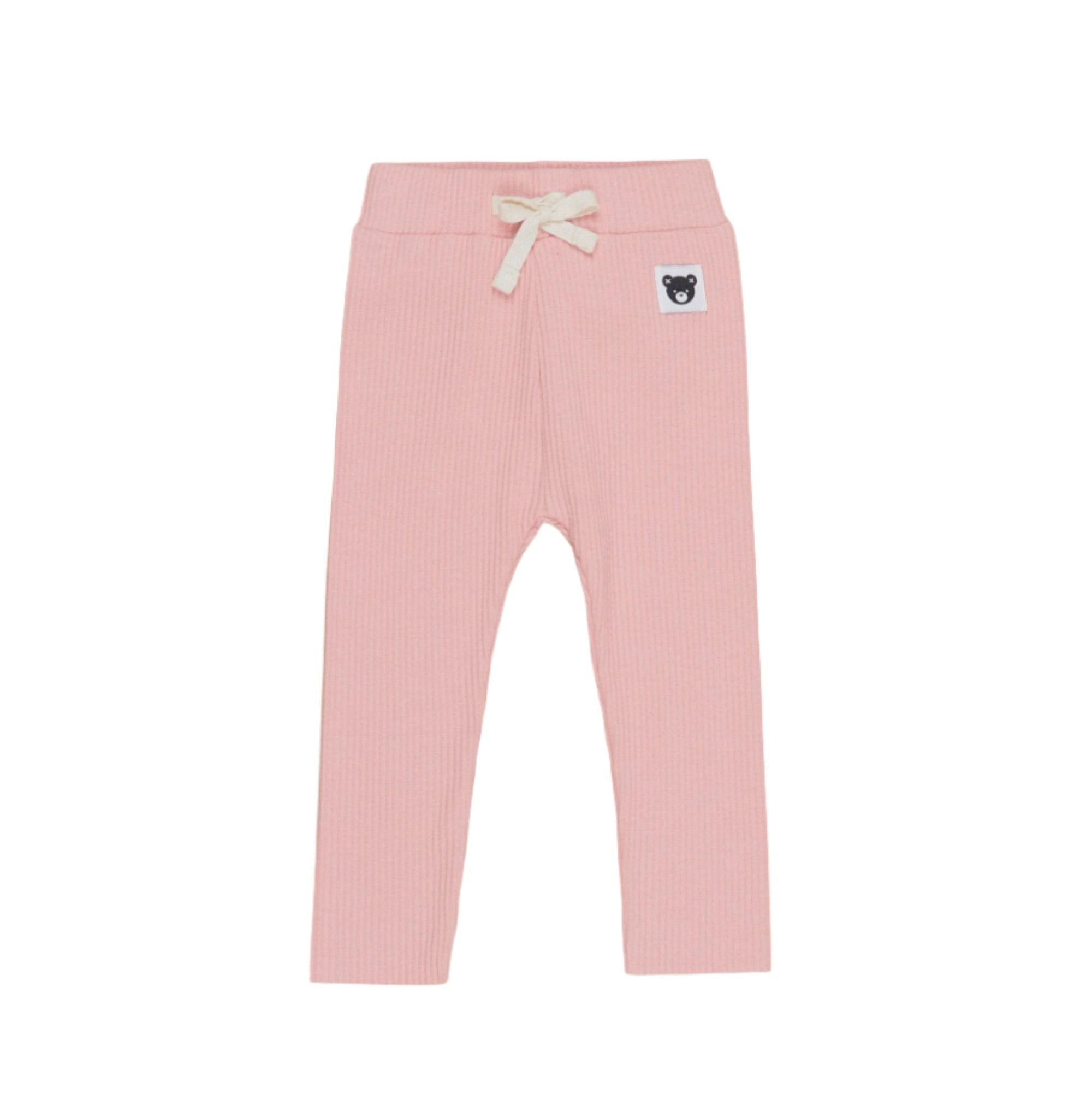 DUSTY ROSE RIB LEGGING | Huxbaby